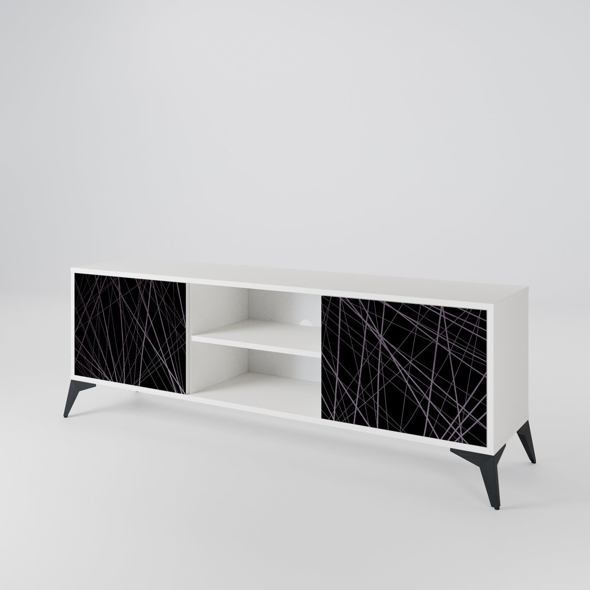 SHIMMER SPIDERGRAM Mueble de TV de 2 Puertas