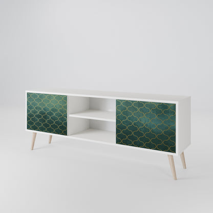 TESSELATED GREENERY 2-türiges TV-Lowboard