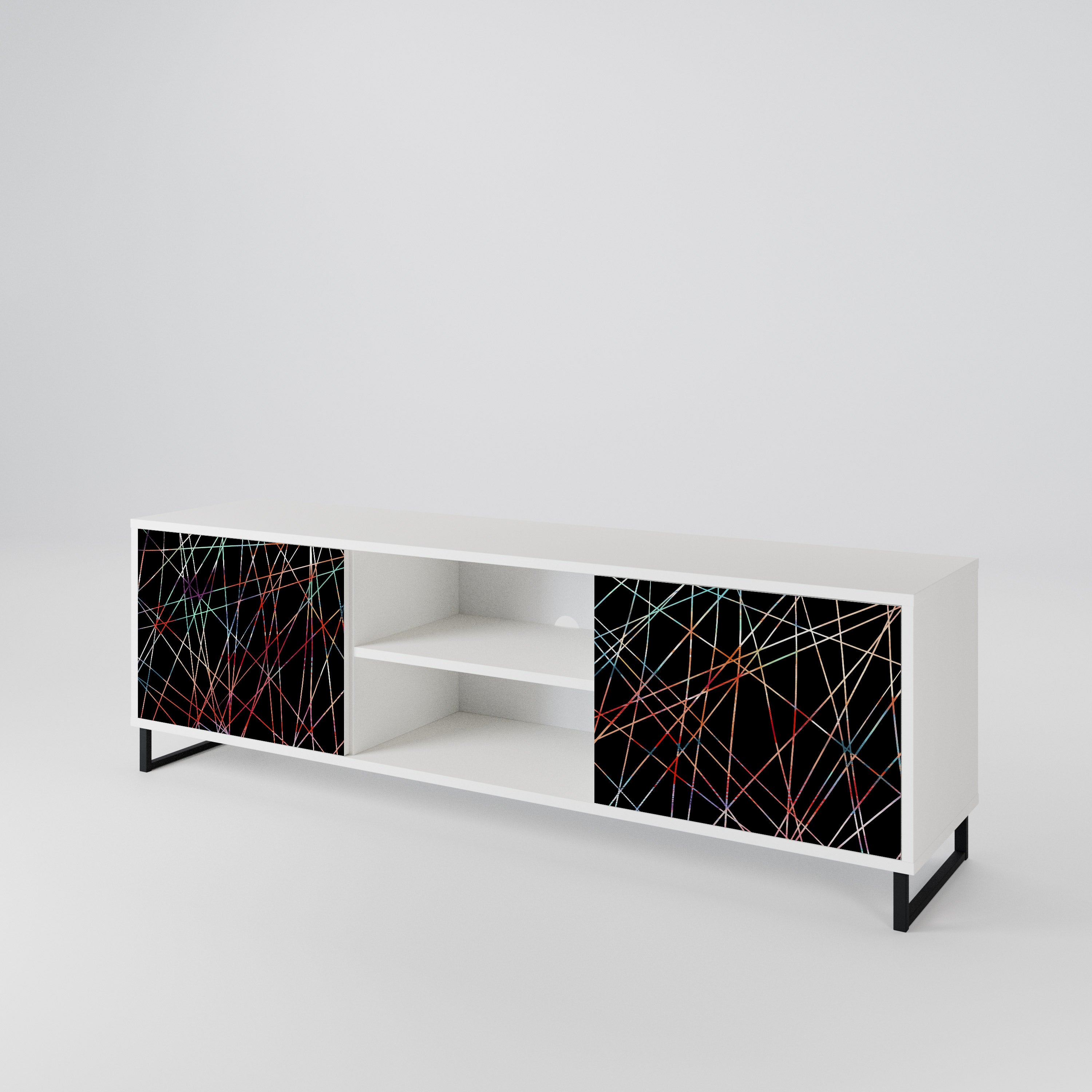 LUMINOUS SNARE Mueble de TV de 2 Puertas