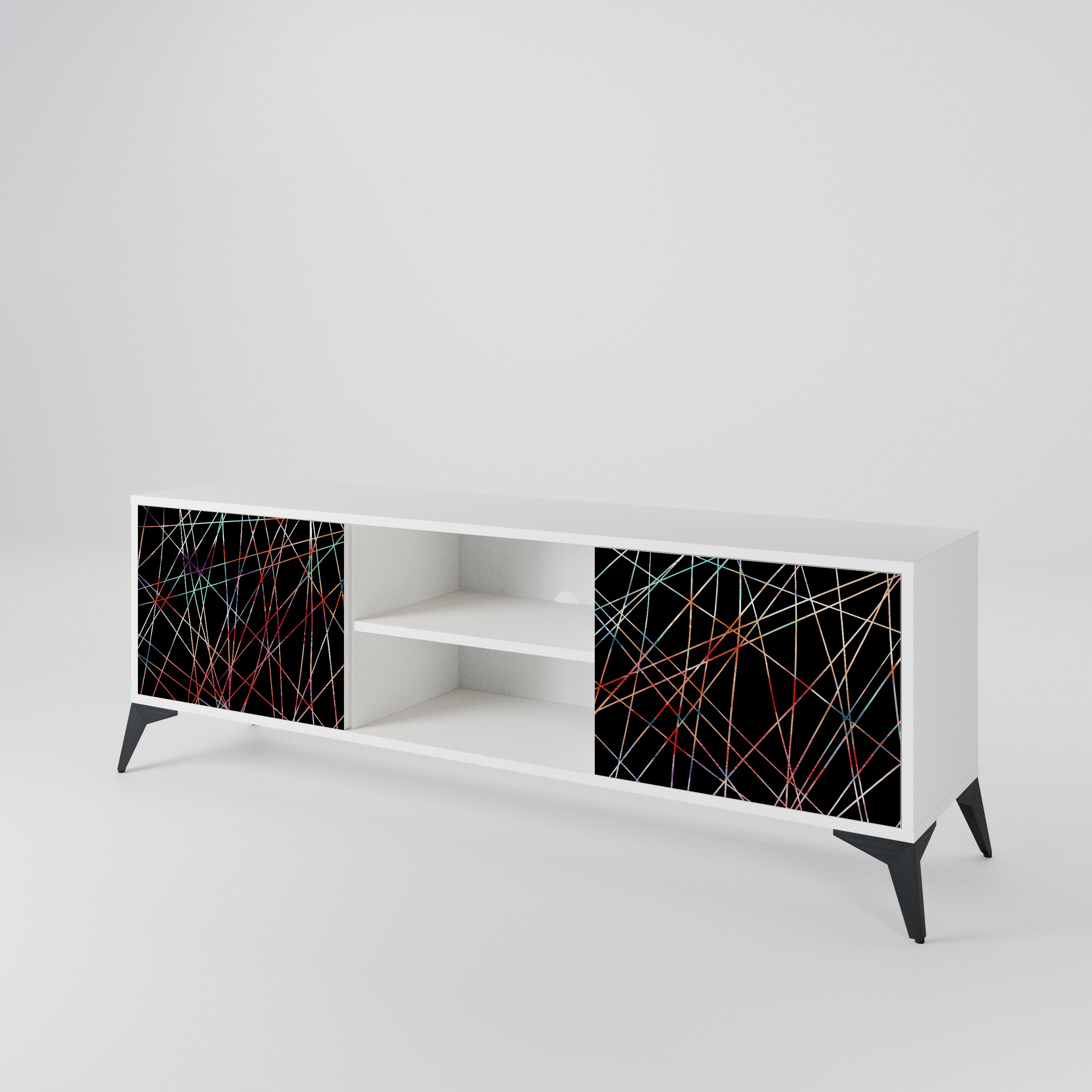LUMINOUS SNARE Mueble de TV de 2 Puertas