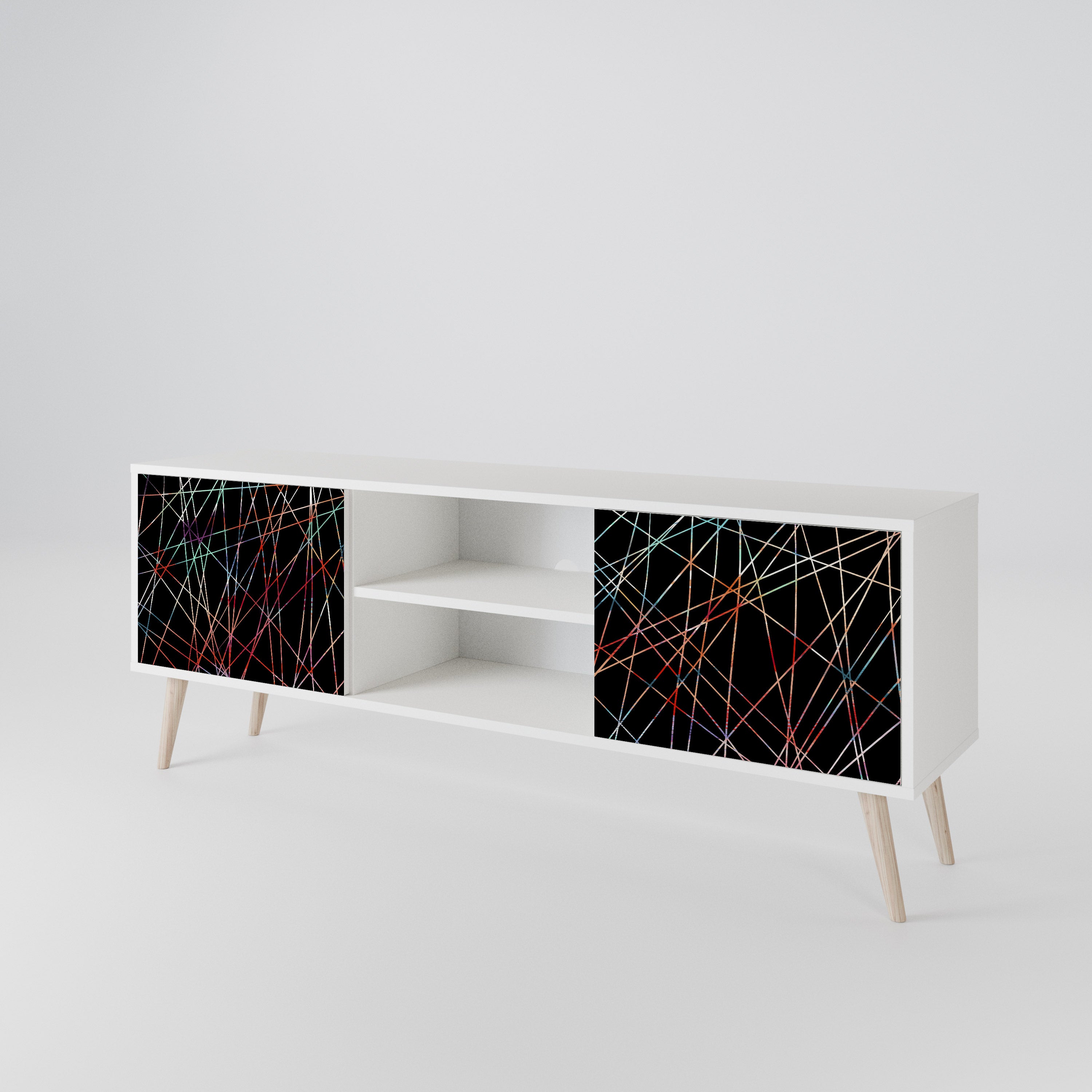 LUMINOUS SNARE Mueble de TV de 2 Puertas