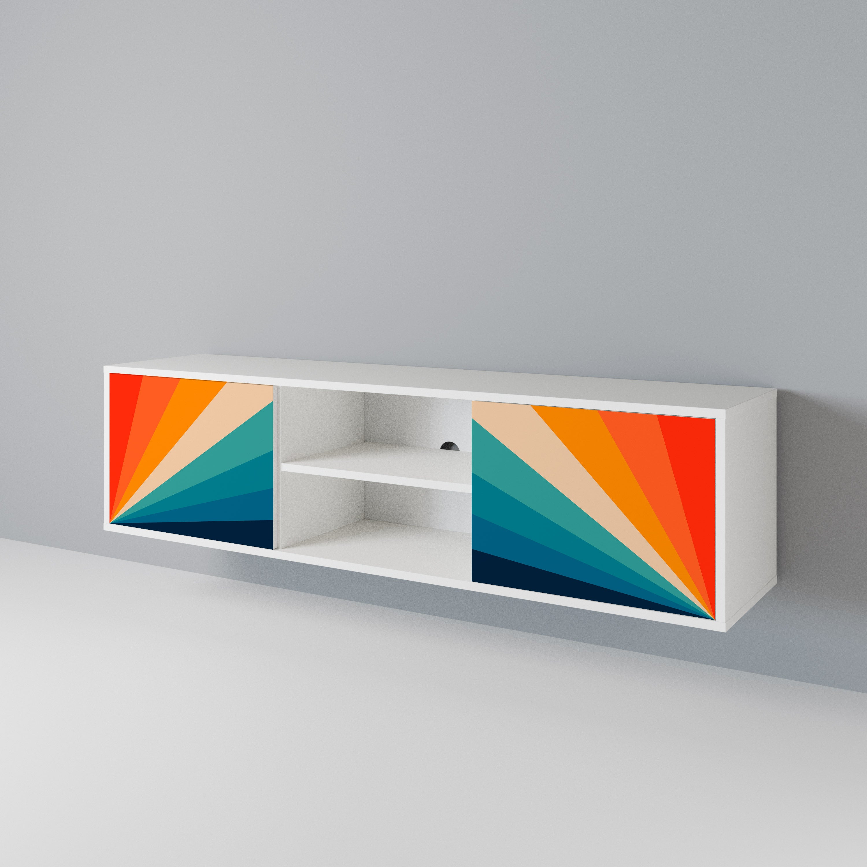 PRISM CONCUSSION Mueble de TV de 2 Puertas