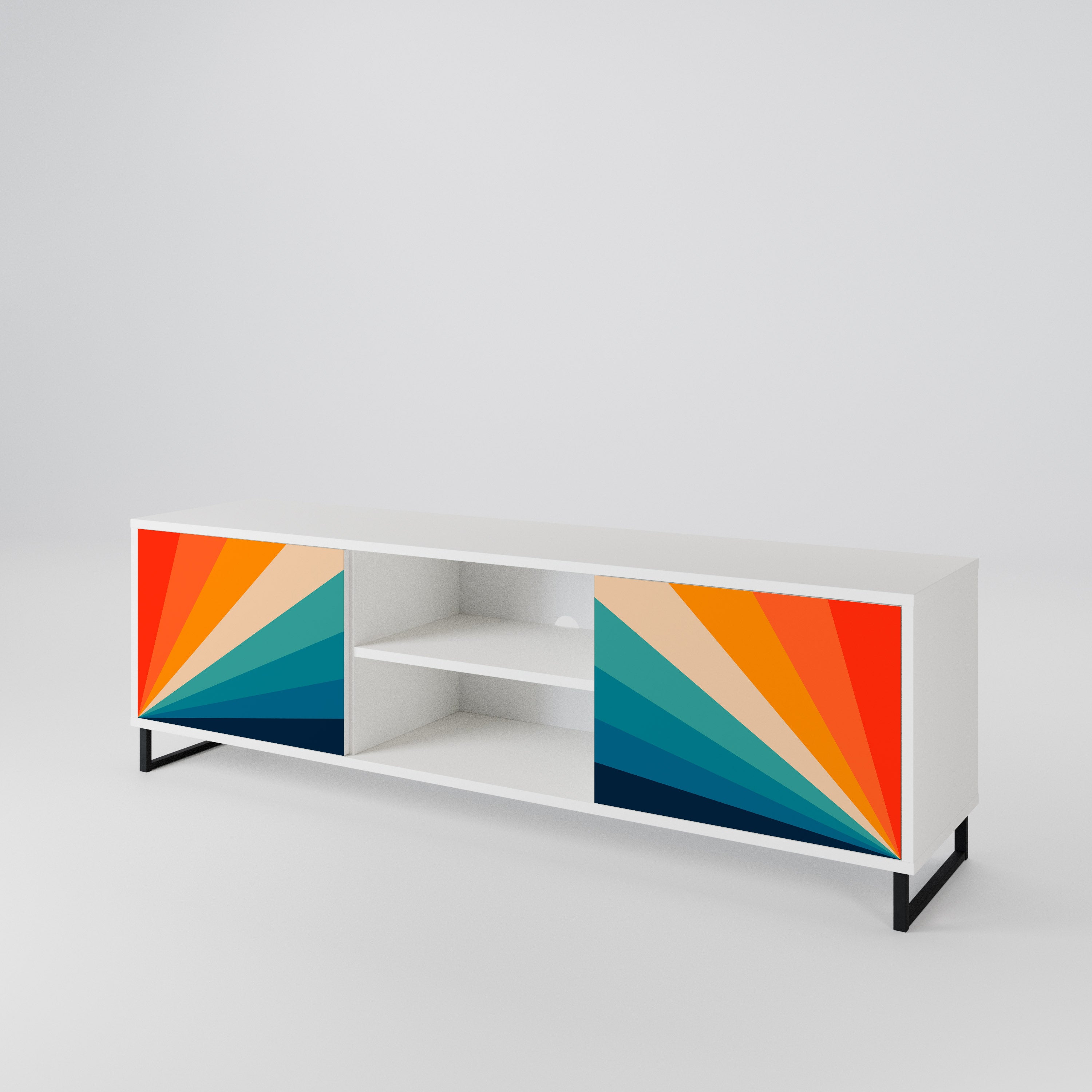 PRISM CONCUSSION Mueble de TV de 2 Puertas