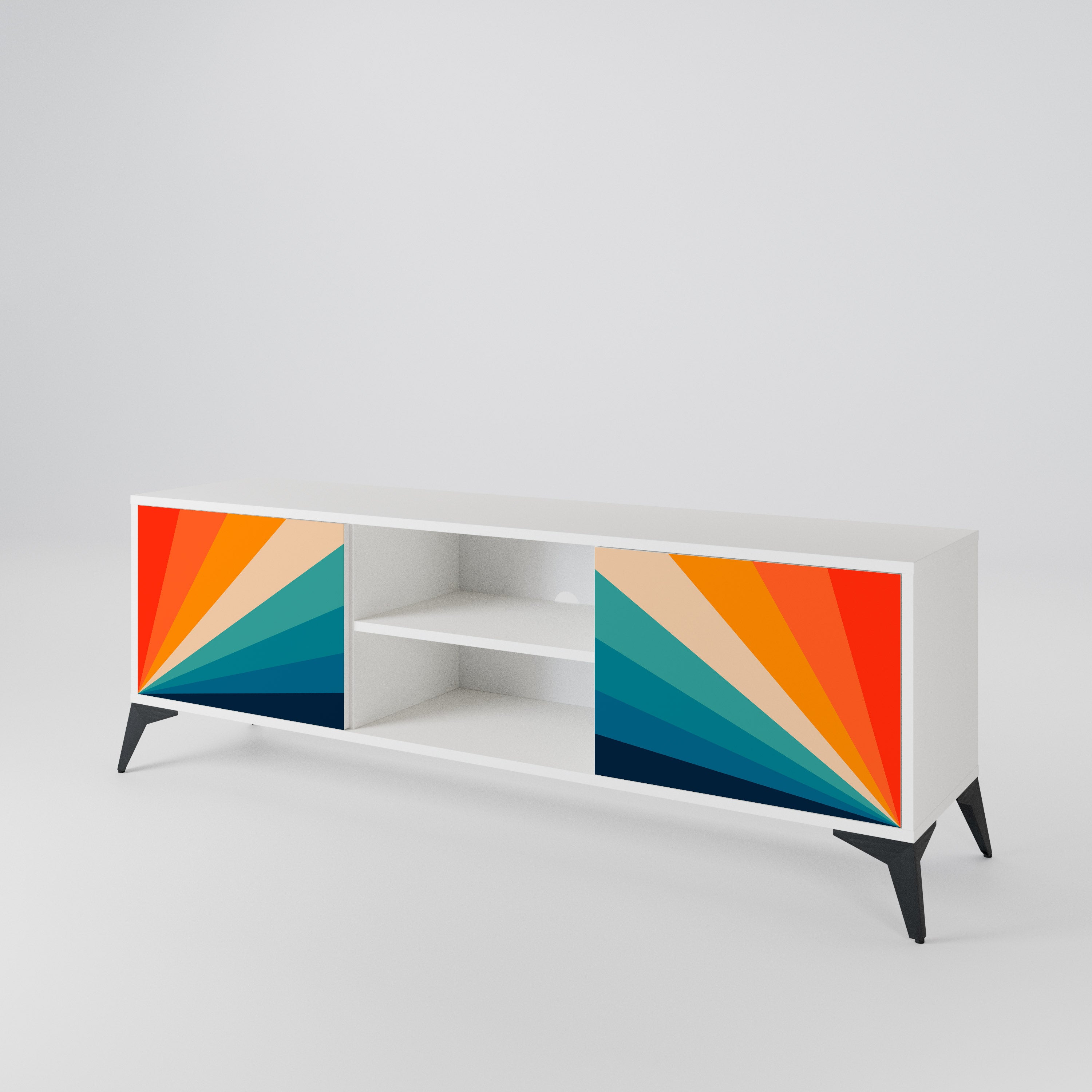 PRISM CONCUSSION Mueble de TV de 2 Puertas