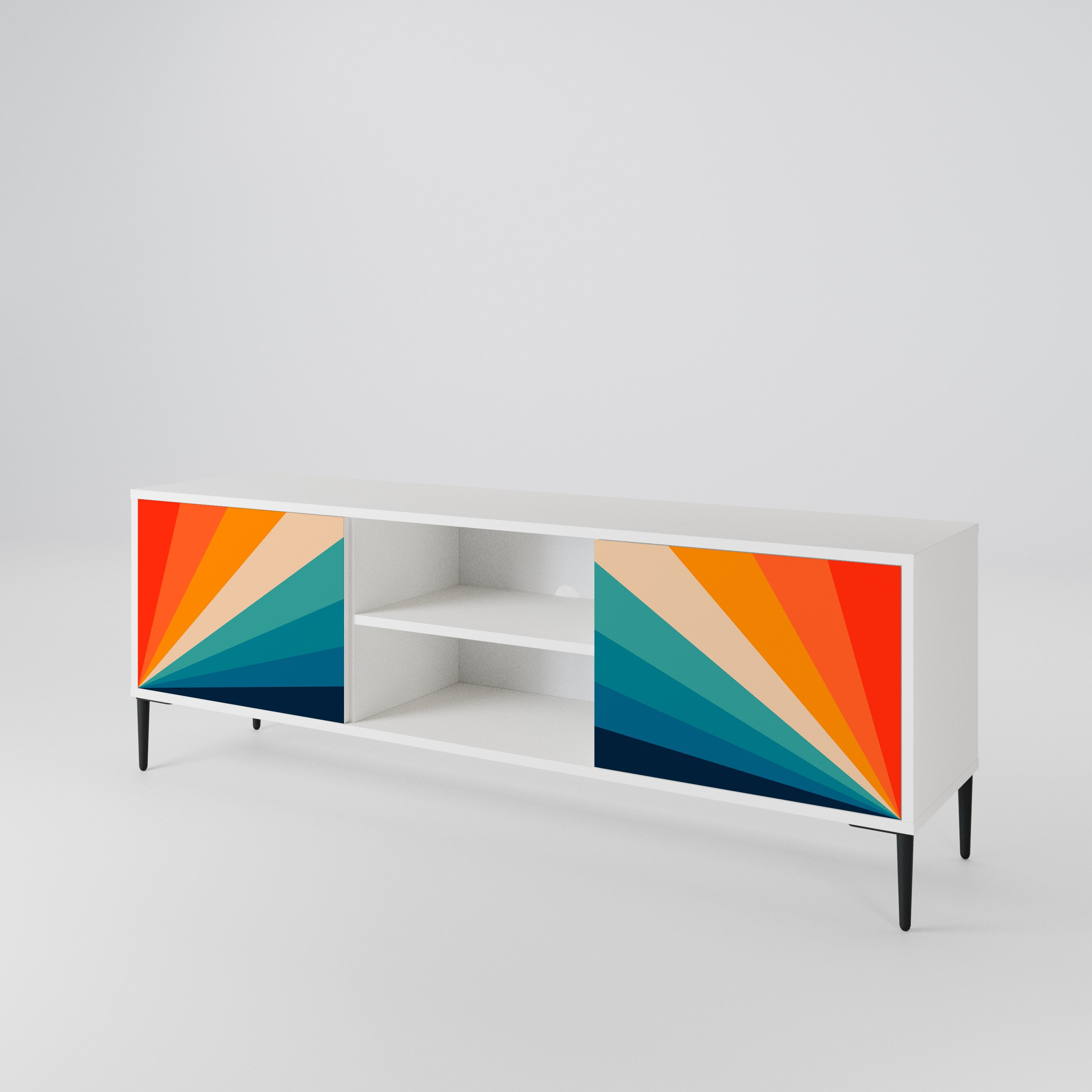 PRISM CONCUSSION Mueble de TV de 2 Puertas