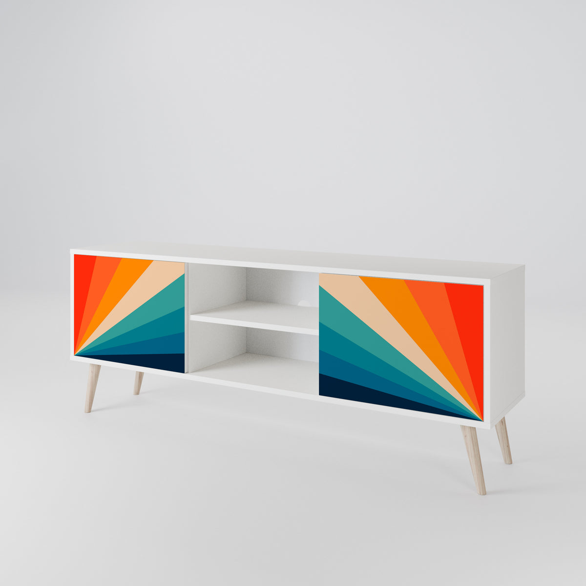 PRISM CONCUSSION Mueble de TV de 2 Puertas