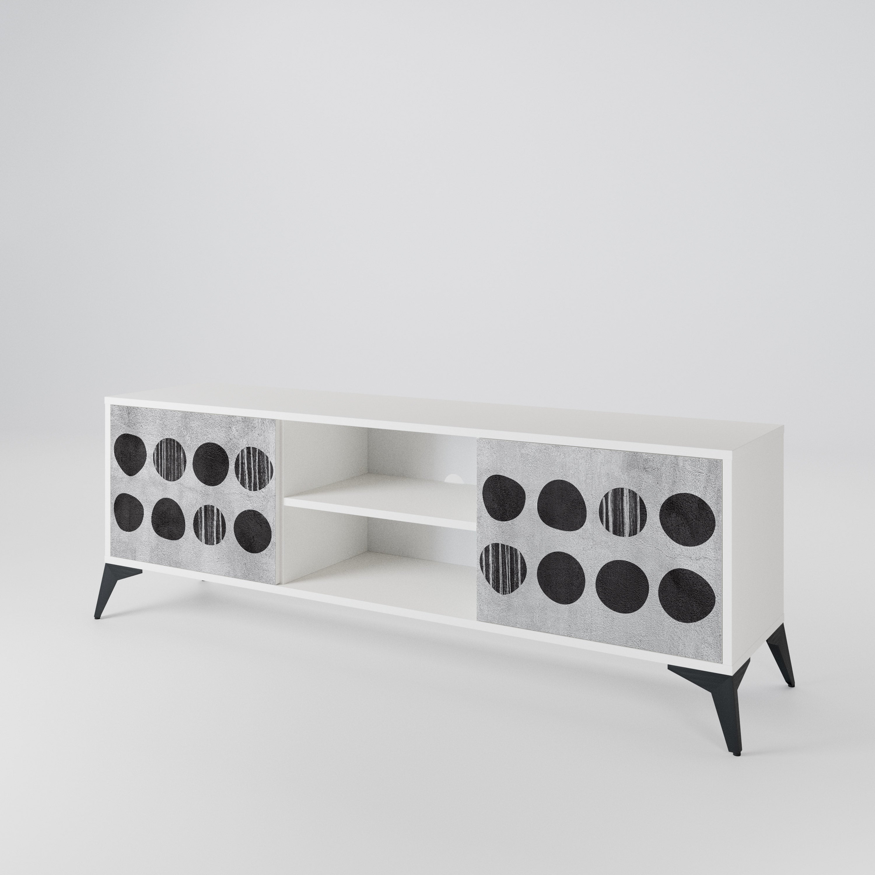 GHOSTLY GRADIENTS Mueble de TV de 2 Puertas