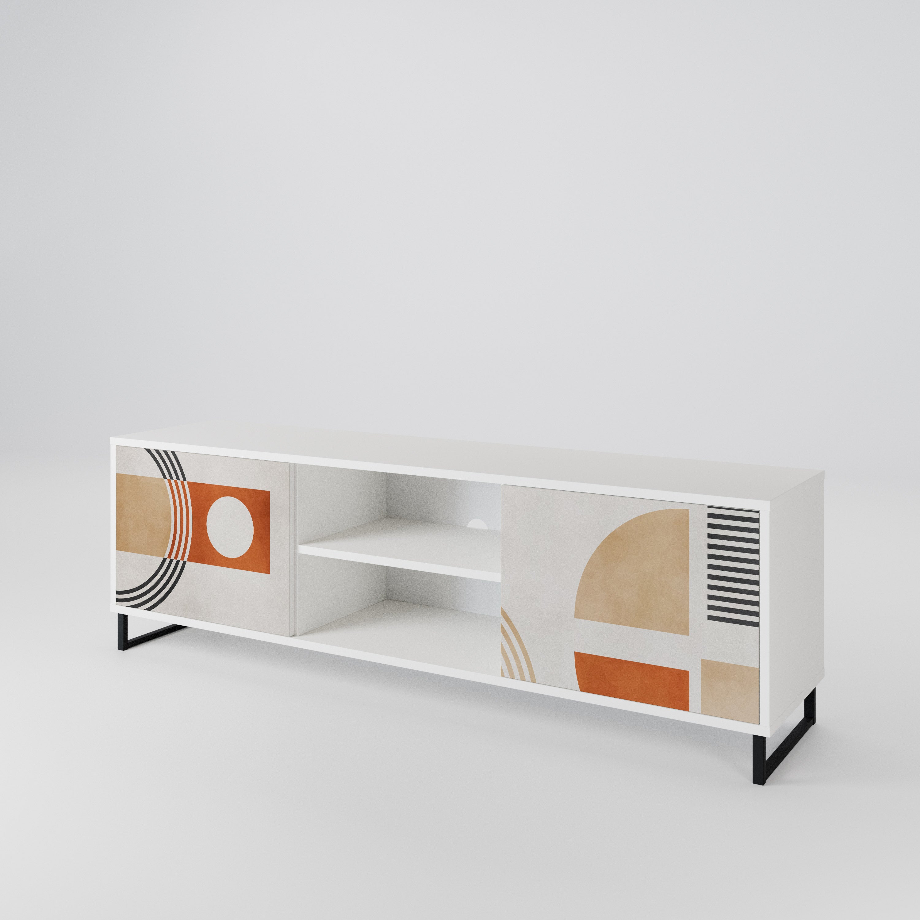 SPACE AROUND Mueble de TV de 2 Puertas