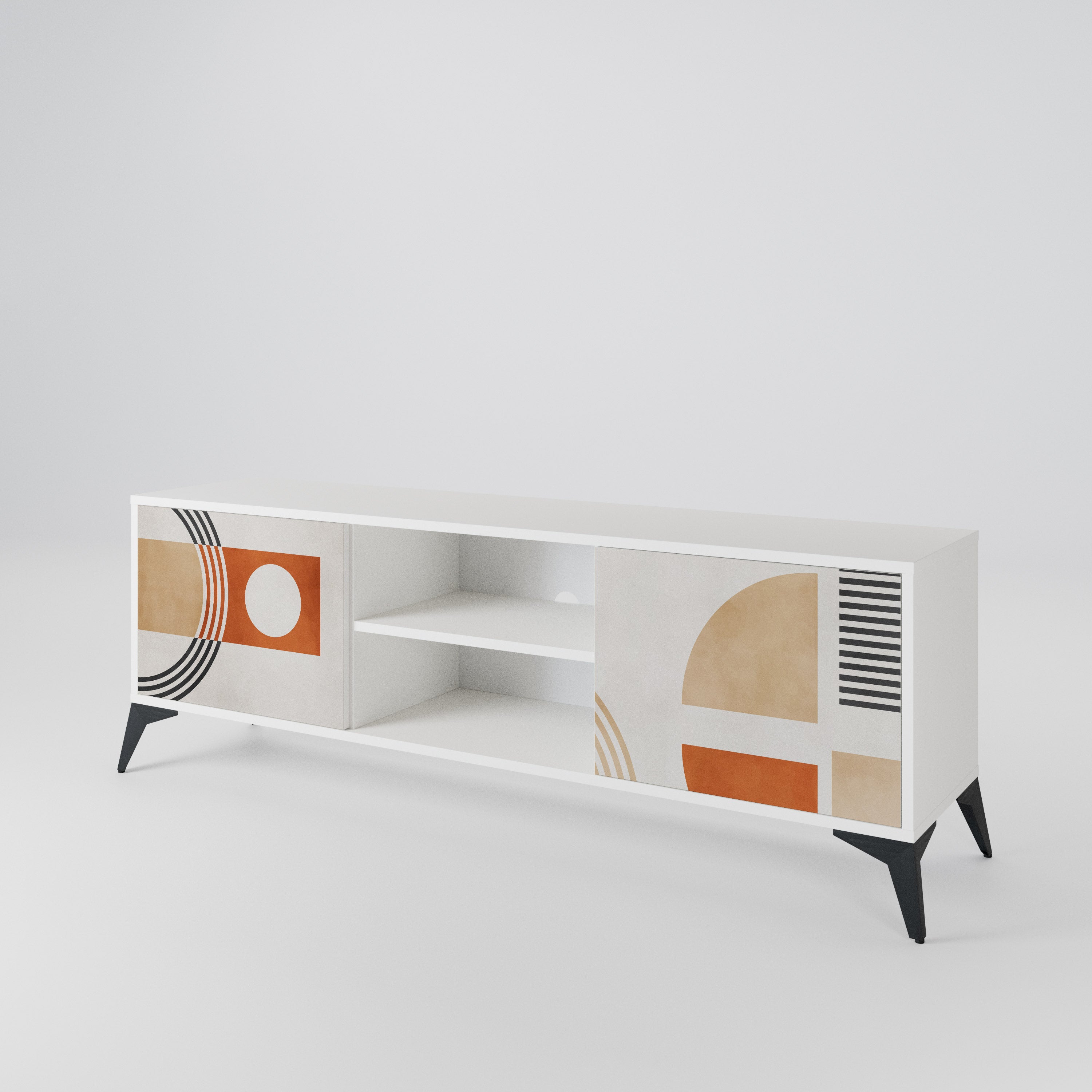 SPACE AROUND Mueble de TV de 2 Puertas