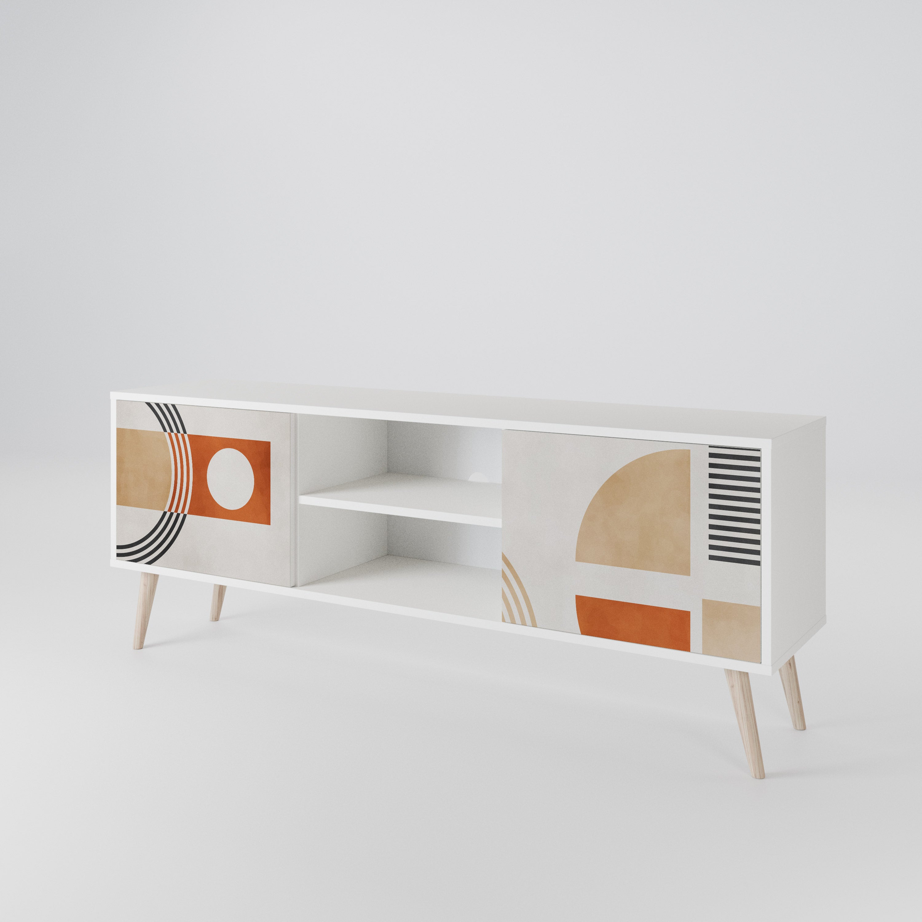 SPACE AROUND Mueble de TV de 2 Puertas