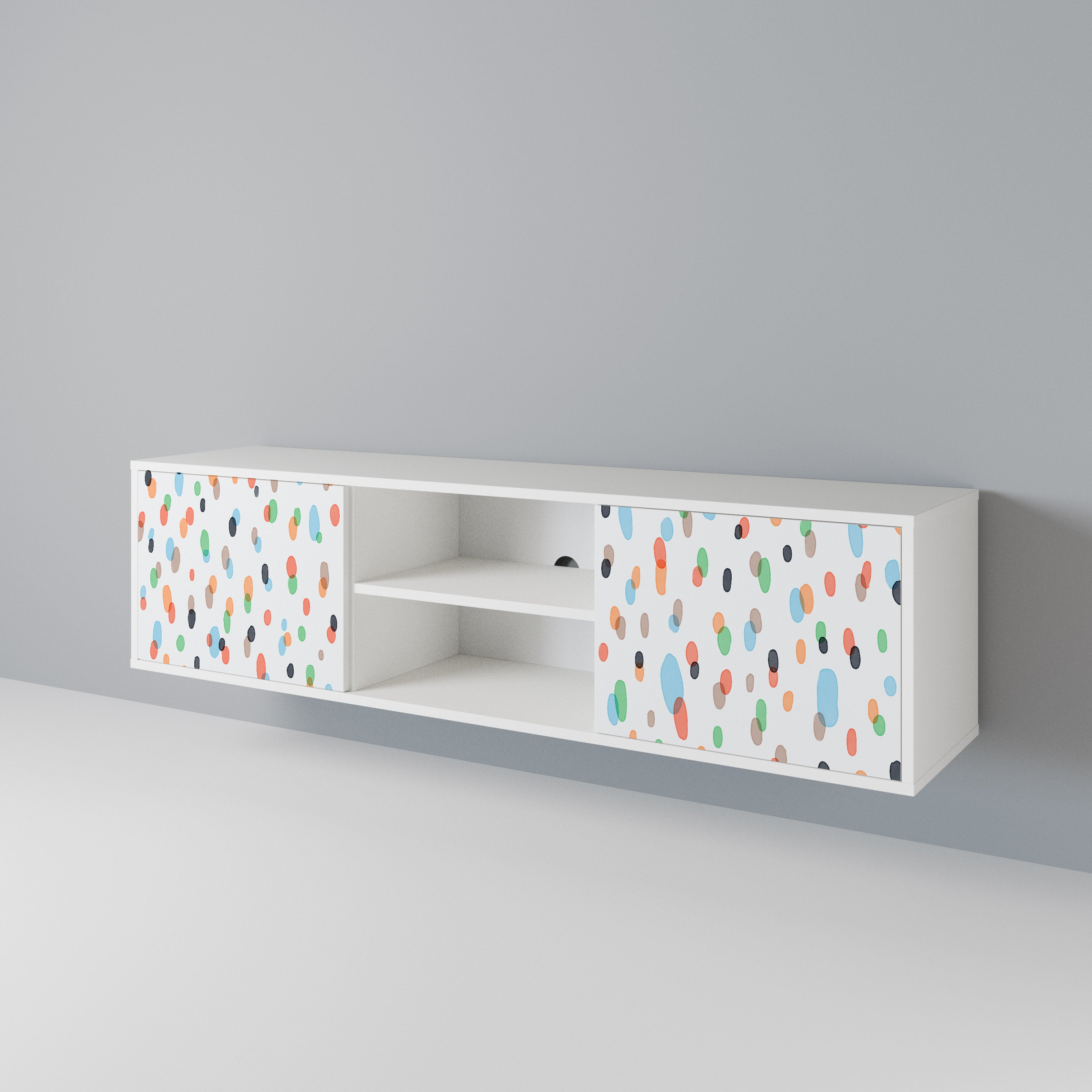ENERGETIC SPOTS Mueble de TV de 2 Puertas