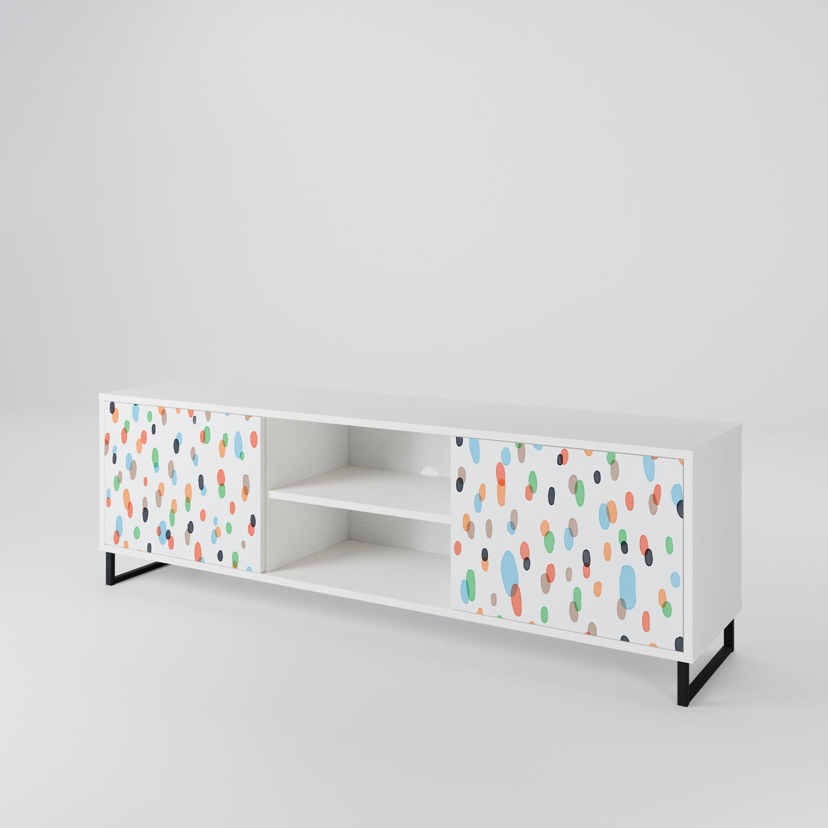 ENERGETIC SPOTS Mueble de TV de 2 Puertas