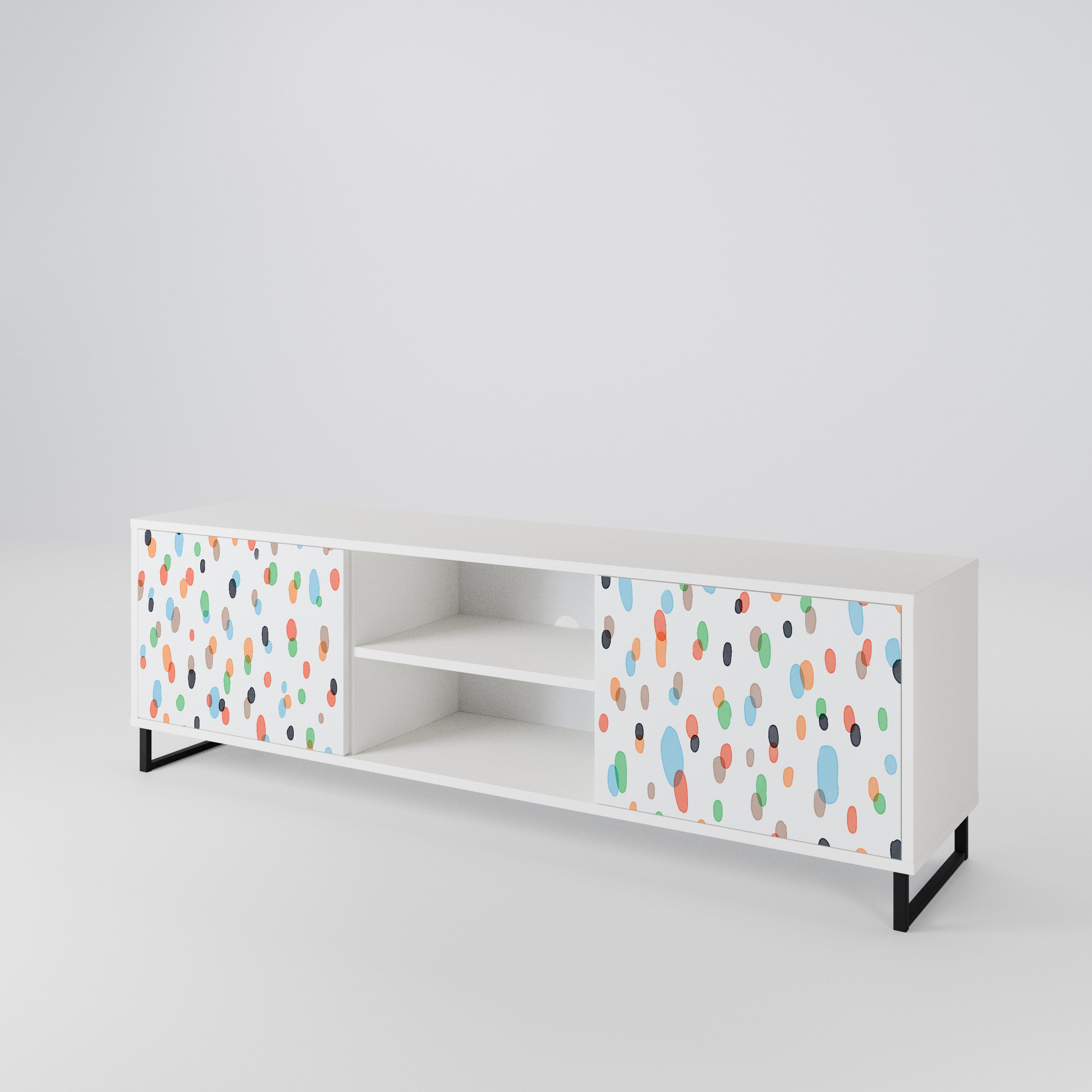 ENERGETIC SPOTS Mueble de TV de 2 Puertas