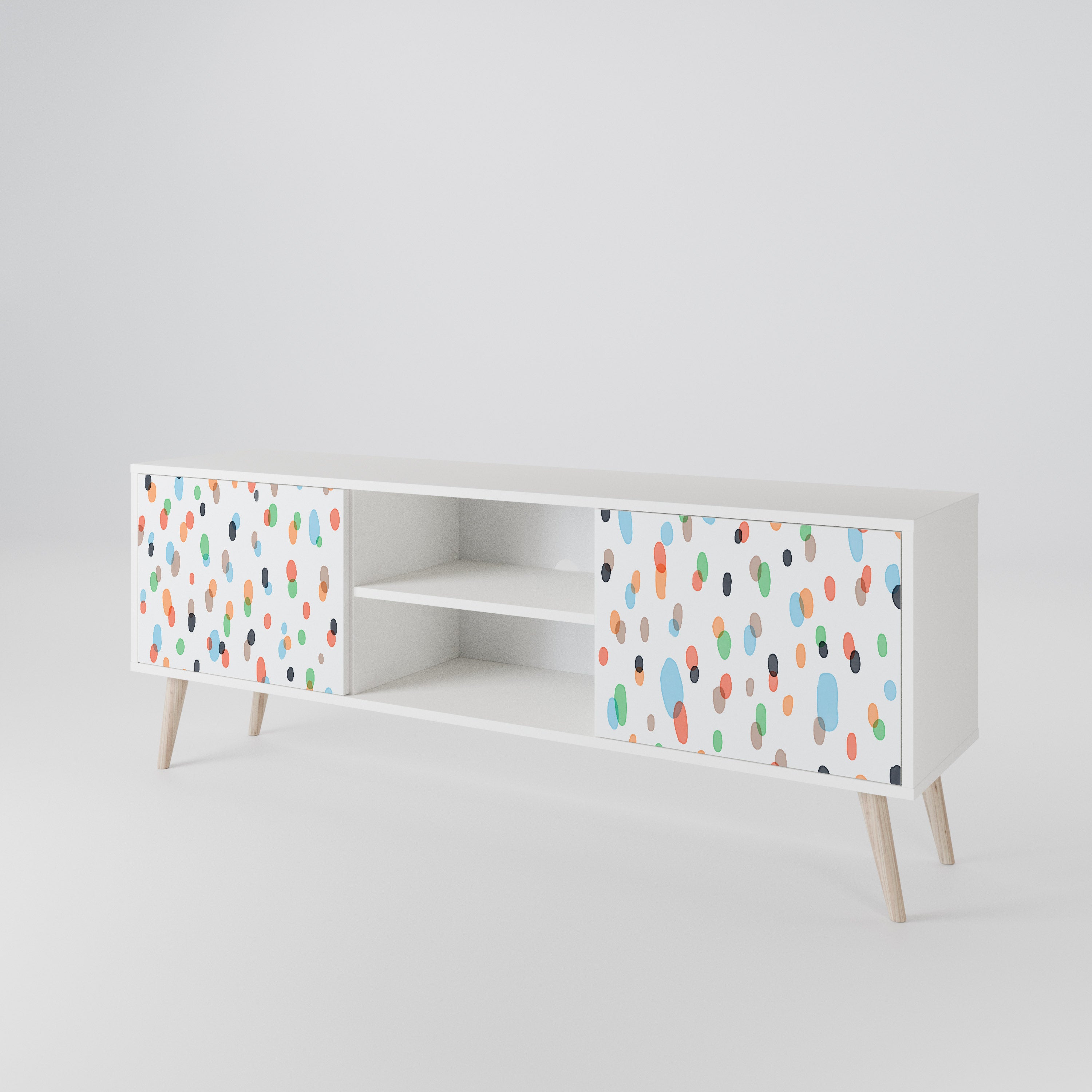 ENERGETIC SPOTS Mueble de TV de 2 Puertas