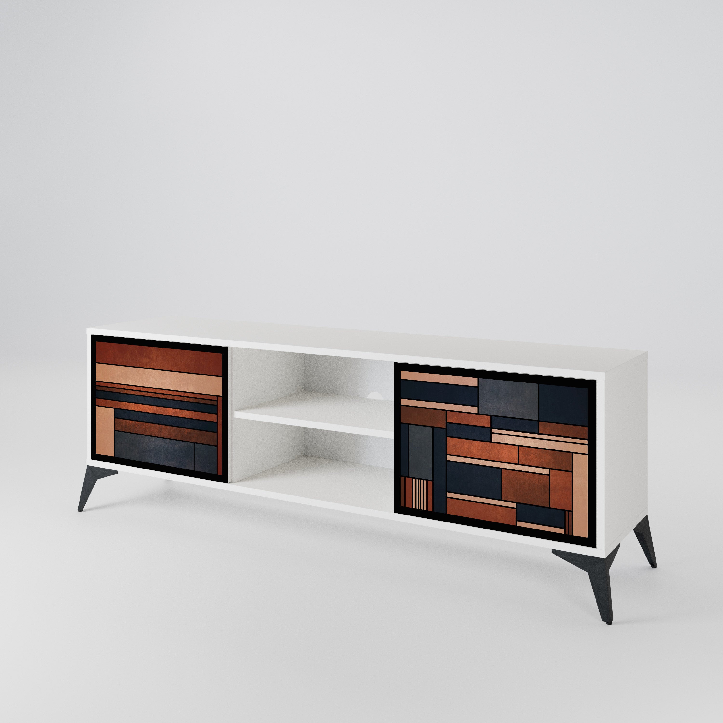 INTREPID FORMATION Mueble de TV de 2 Puertas