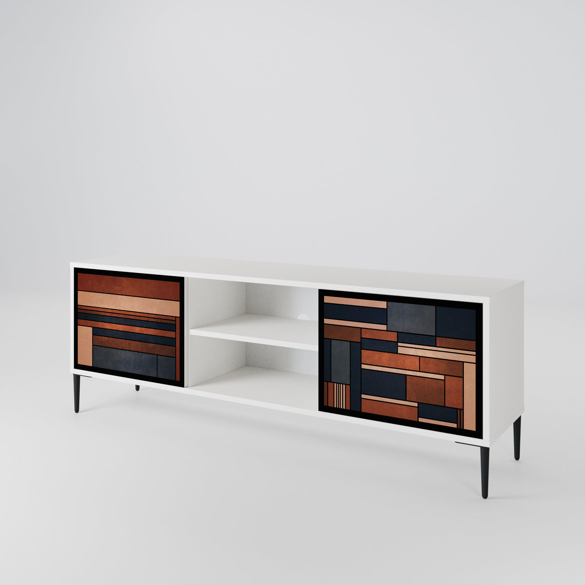 INTREPID FORMATION Mueble de TV de 2 Puertas