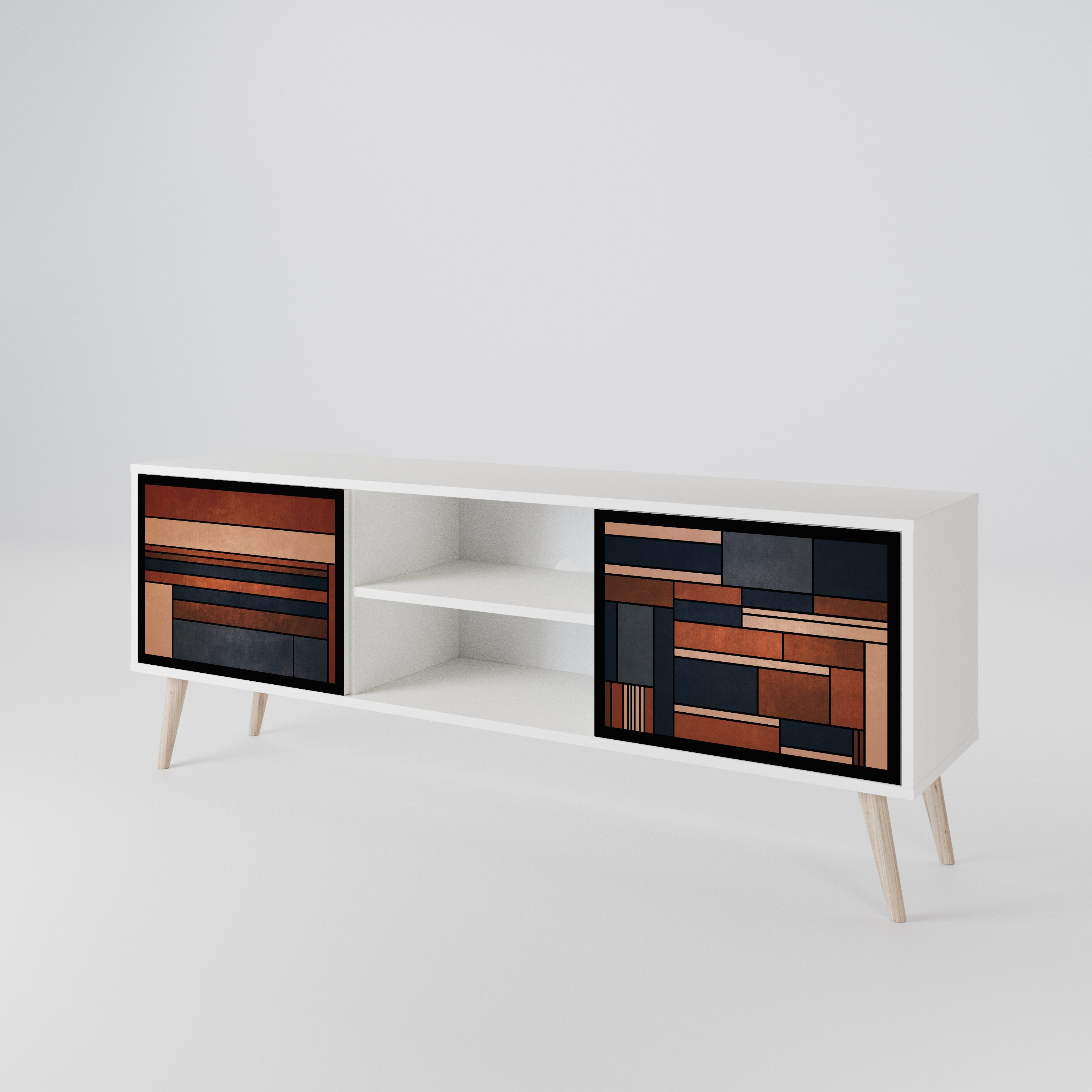INTREPID FORMATION Mueble de TV de 2 Puertas