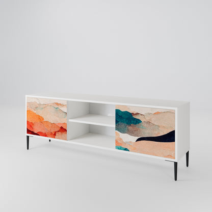 ABSTRACT LANDSCAPE Mueble de TV de 2 Puertas