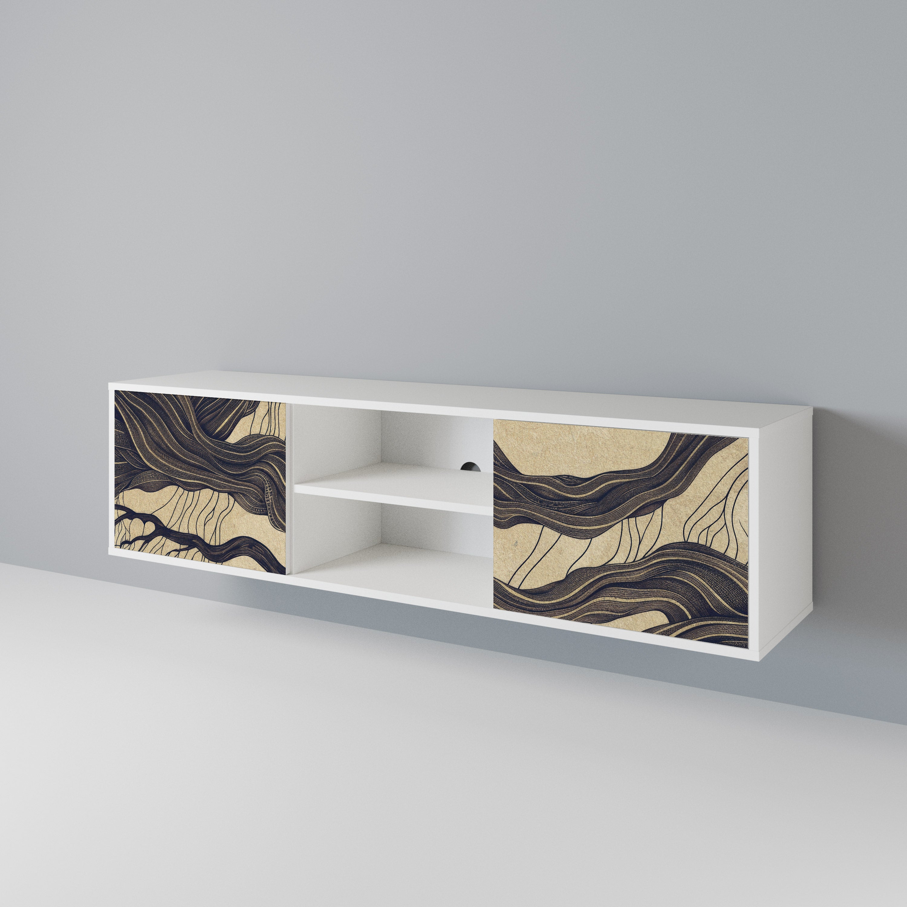 UNIFIED FRAGMENTS 2-Door TV Cabinet