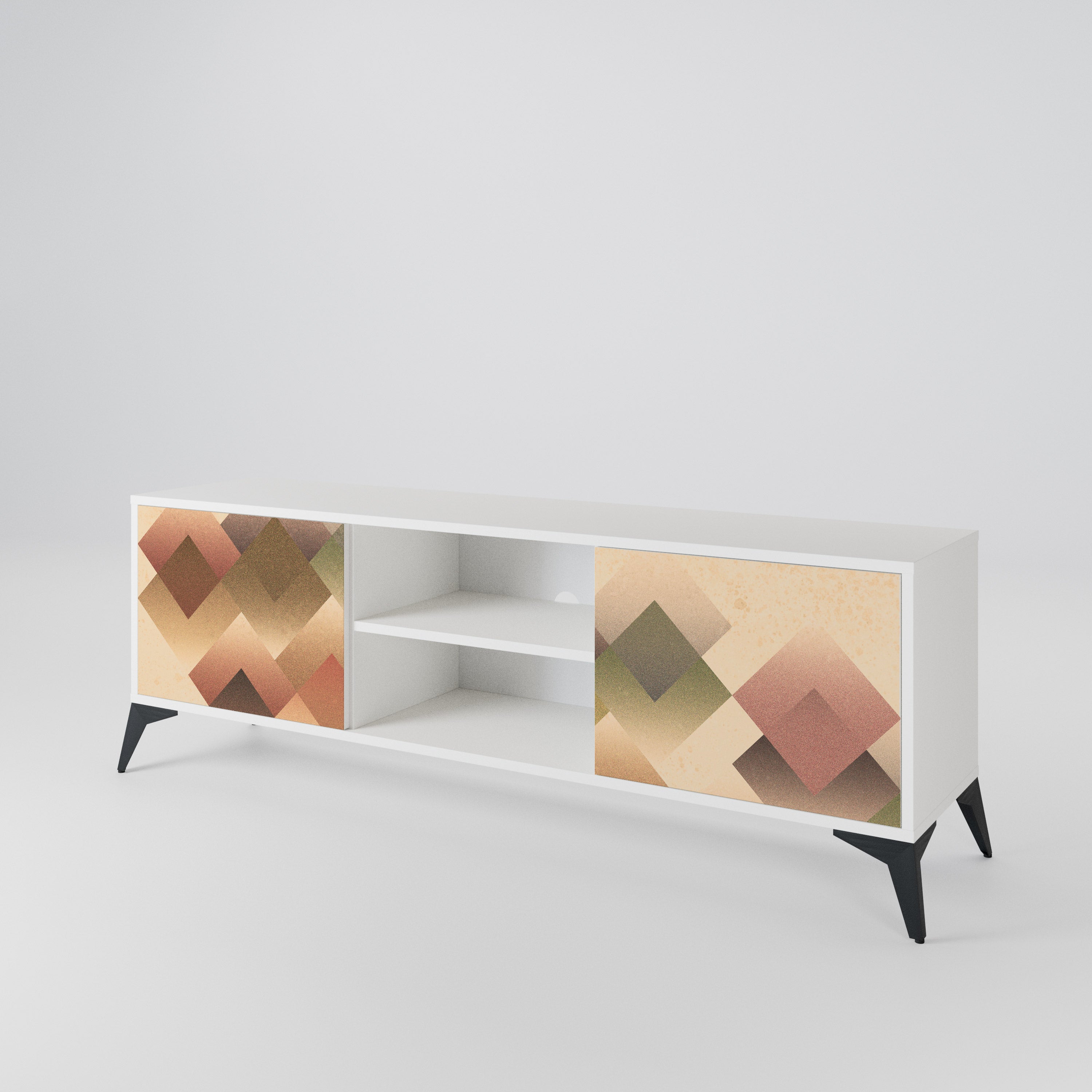 GEOMETRIC FUSION 2-Door TV Cabinet