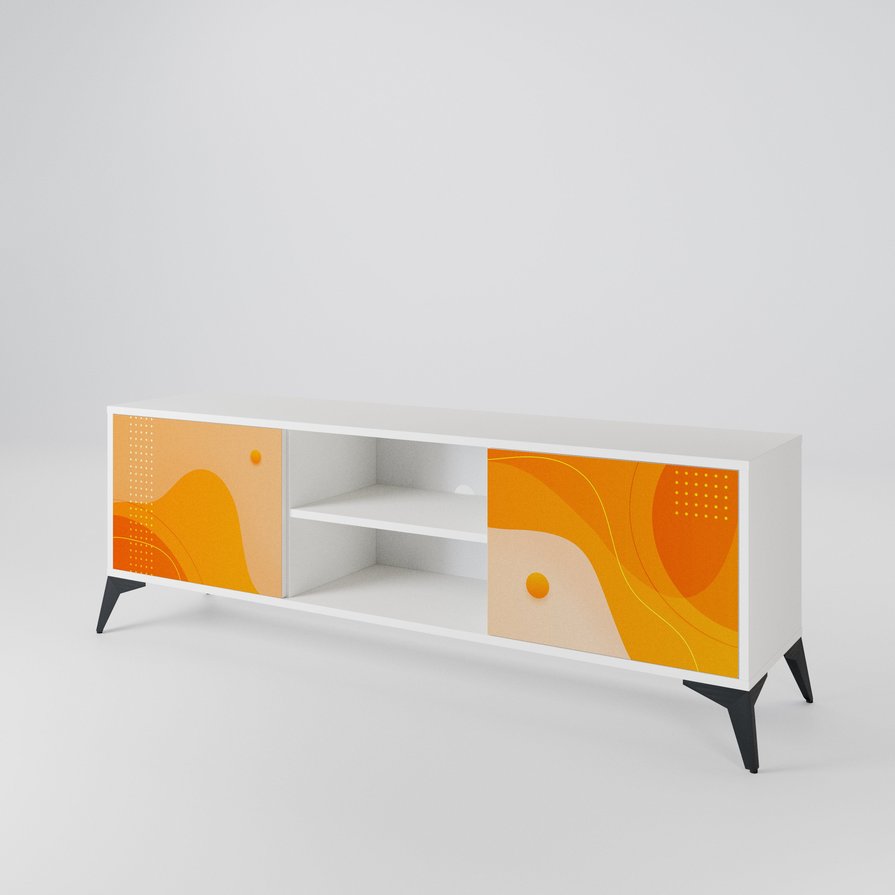 ORANGE ARRANGEMENT Dvoudveřový TV stolek