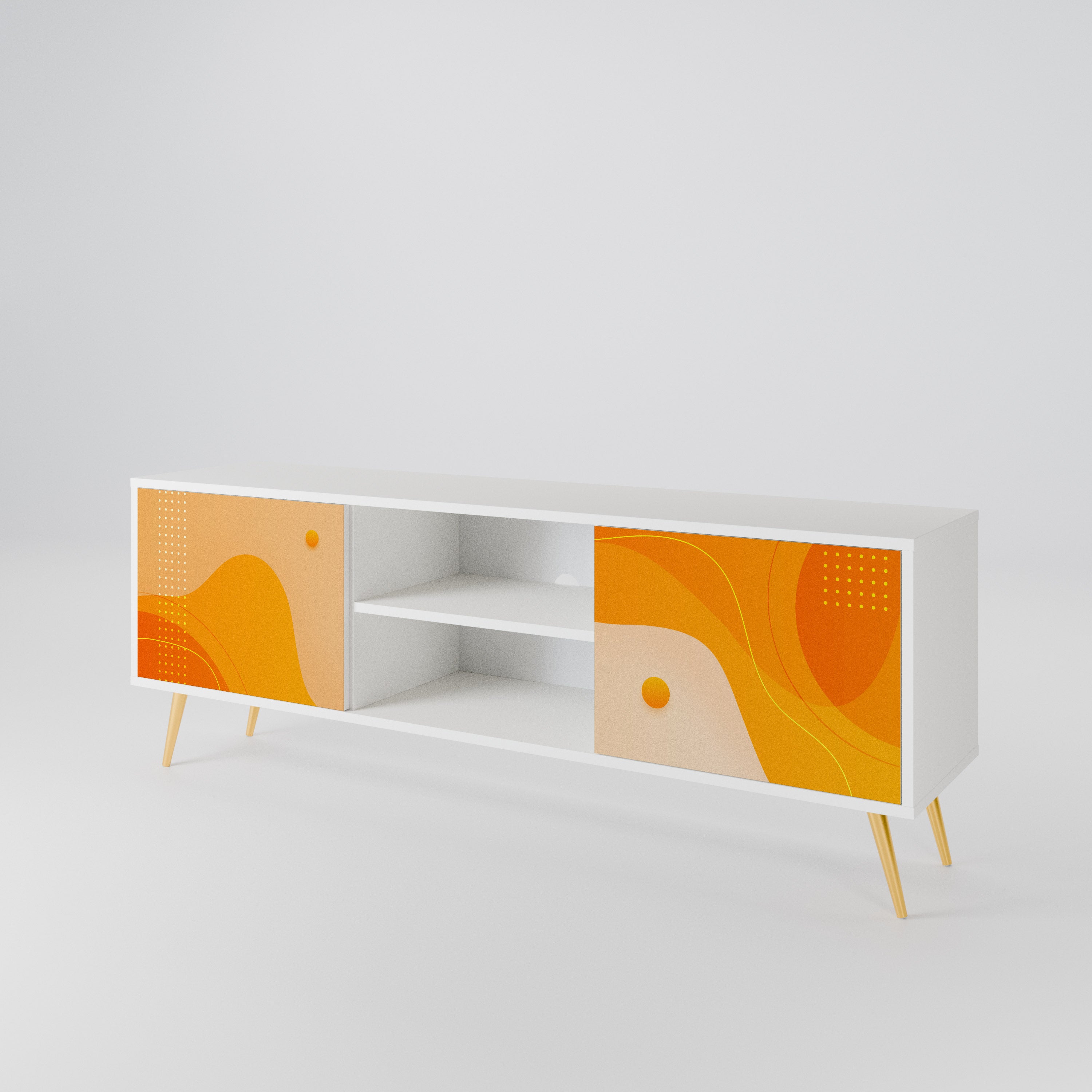 ORANGE ARRANGEMENT Dvoudveřový TV stolek