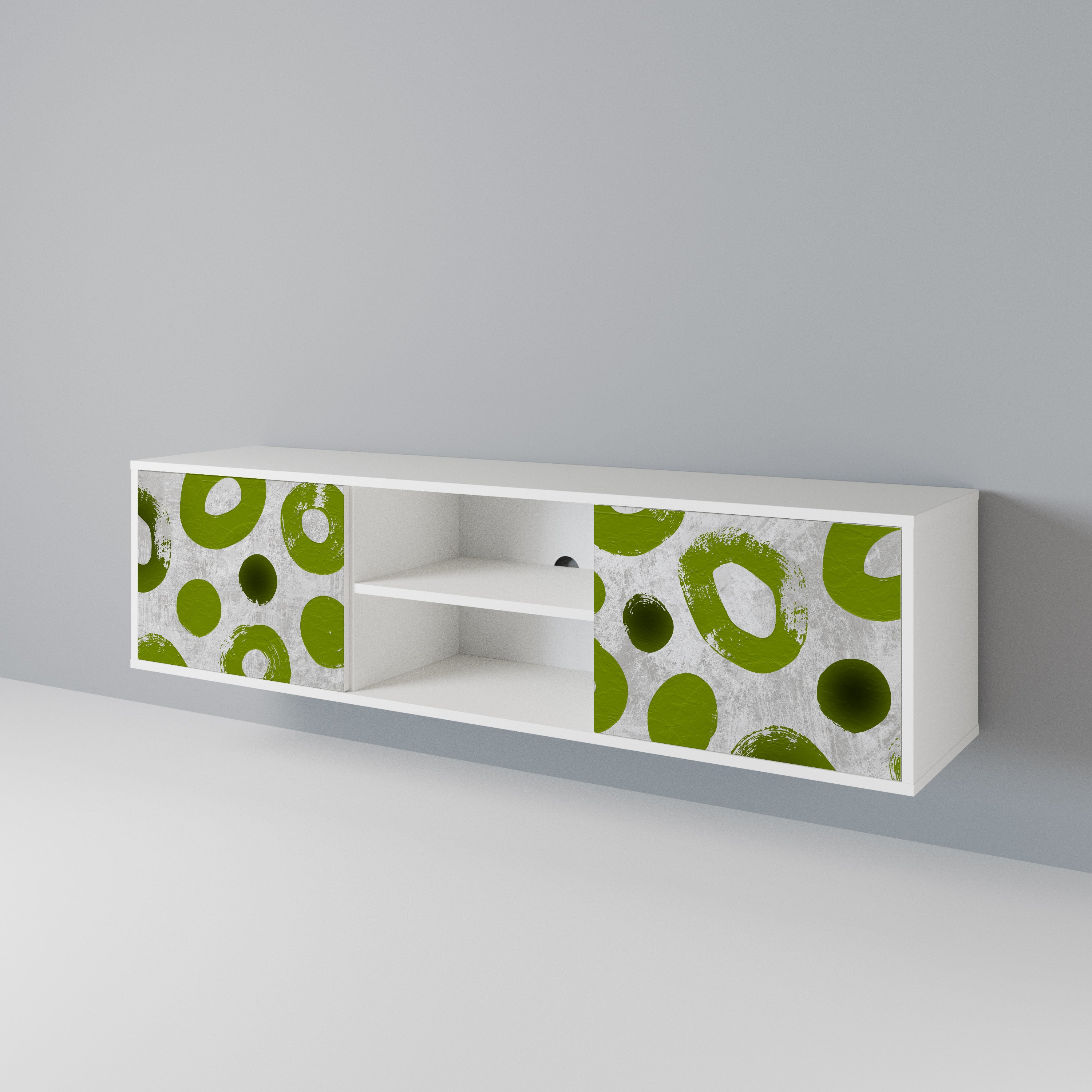 GREEN RHAPSODY Dvoudveřový TV stolek