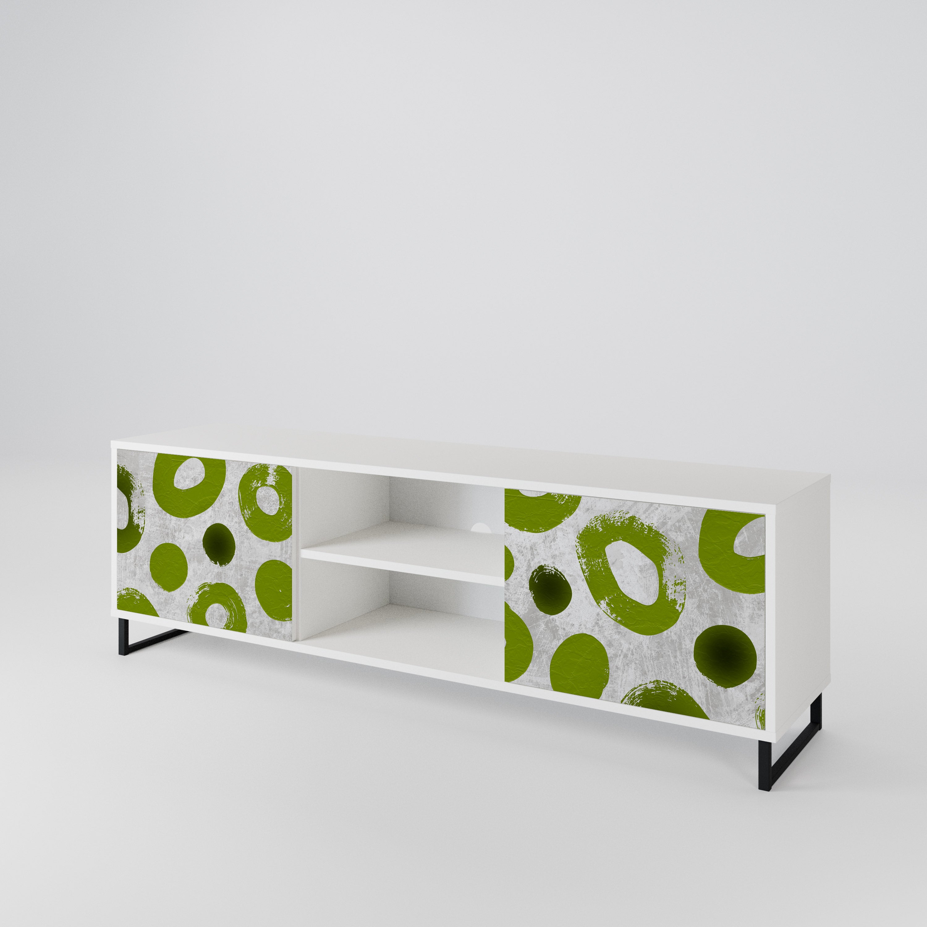 GREEN RHAPSODY Dvoudveřový TV stolek
