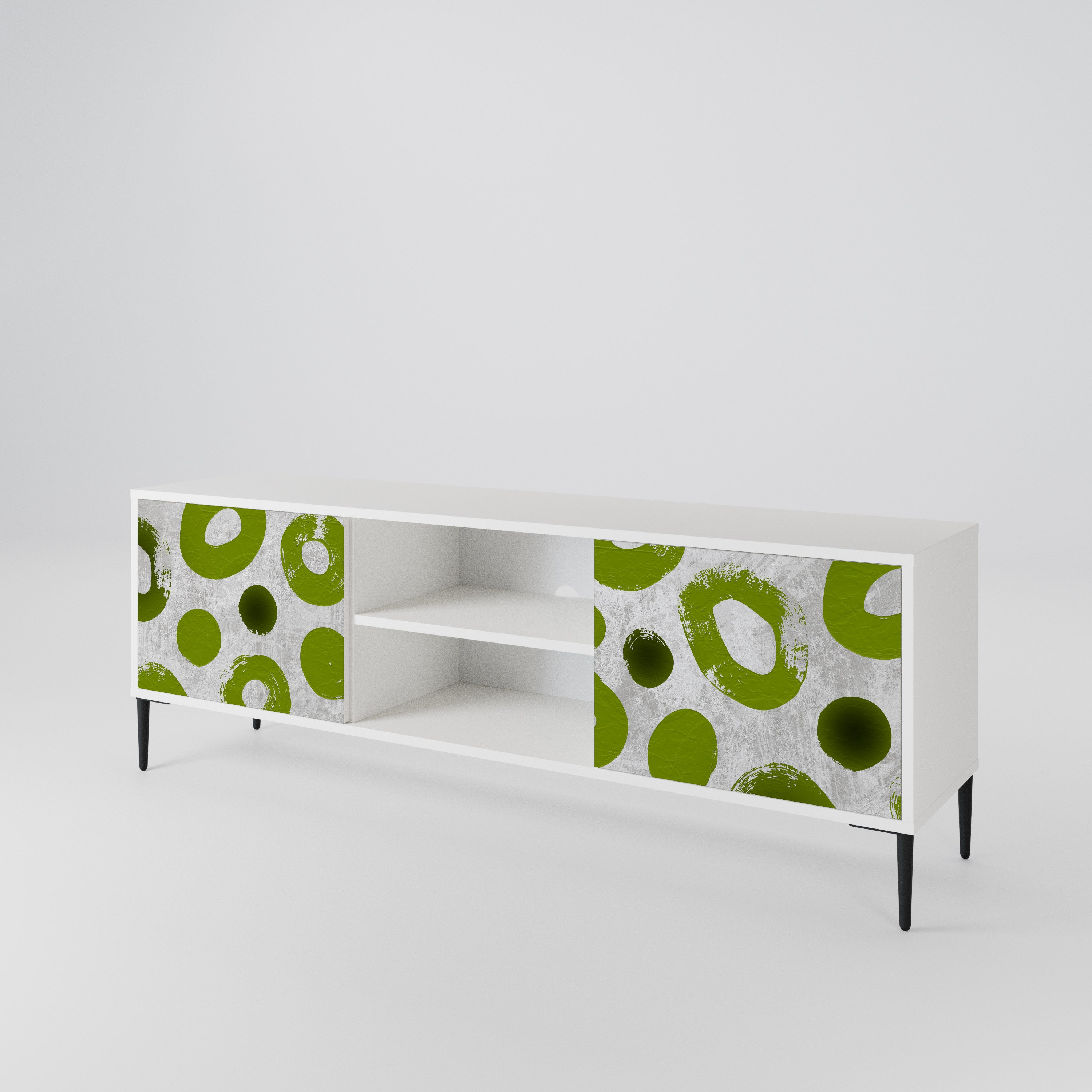 GREEN RHAPSODY Dvoudveřový TV stolek