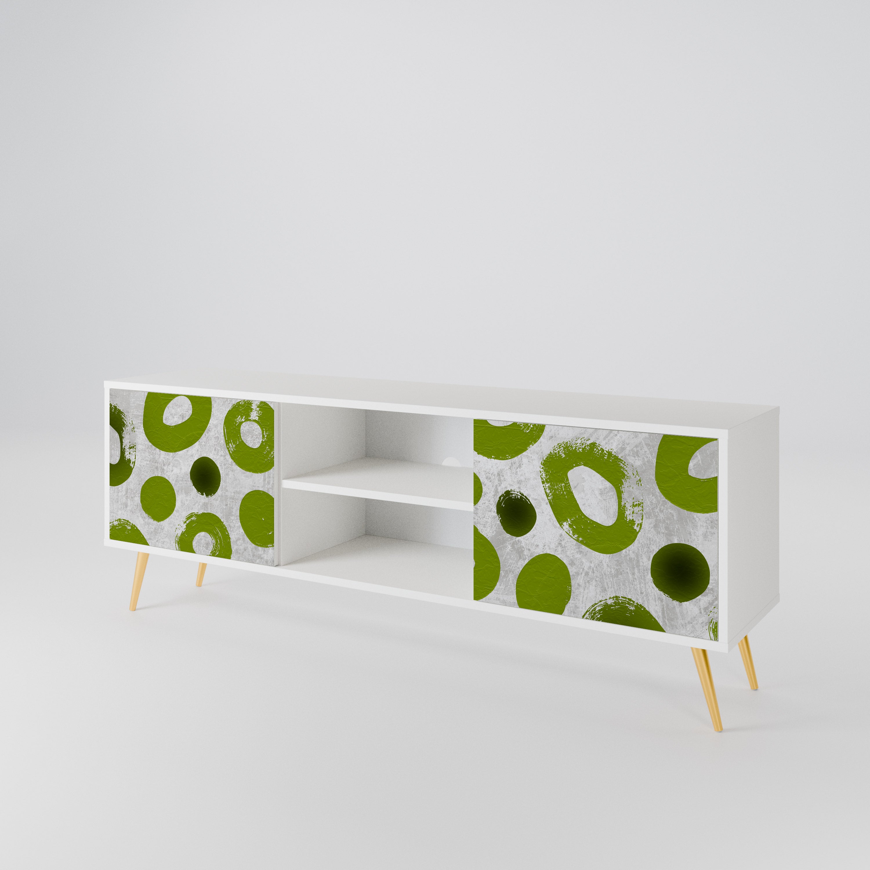 GREEN RHAPSODY Dvoudveřový TV stolek