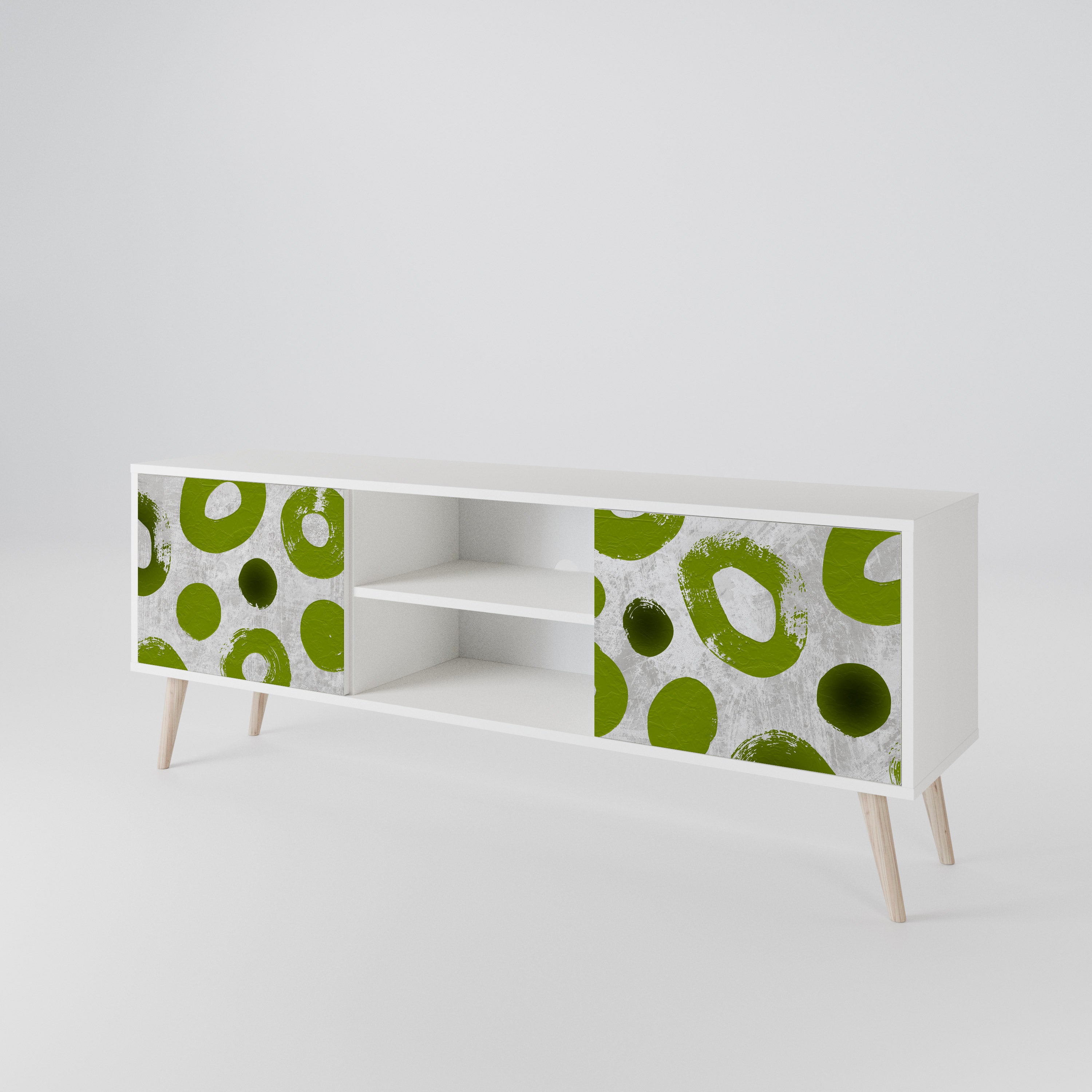 GREEN RHAPSODY Dvoudveřový TV stolek