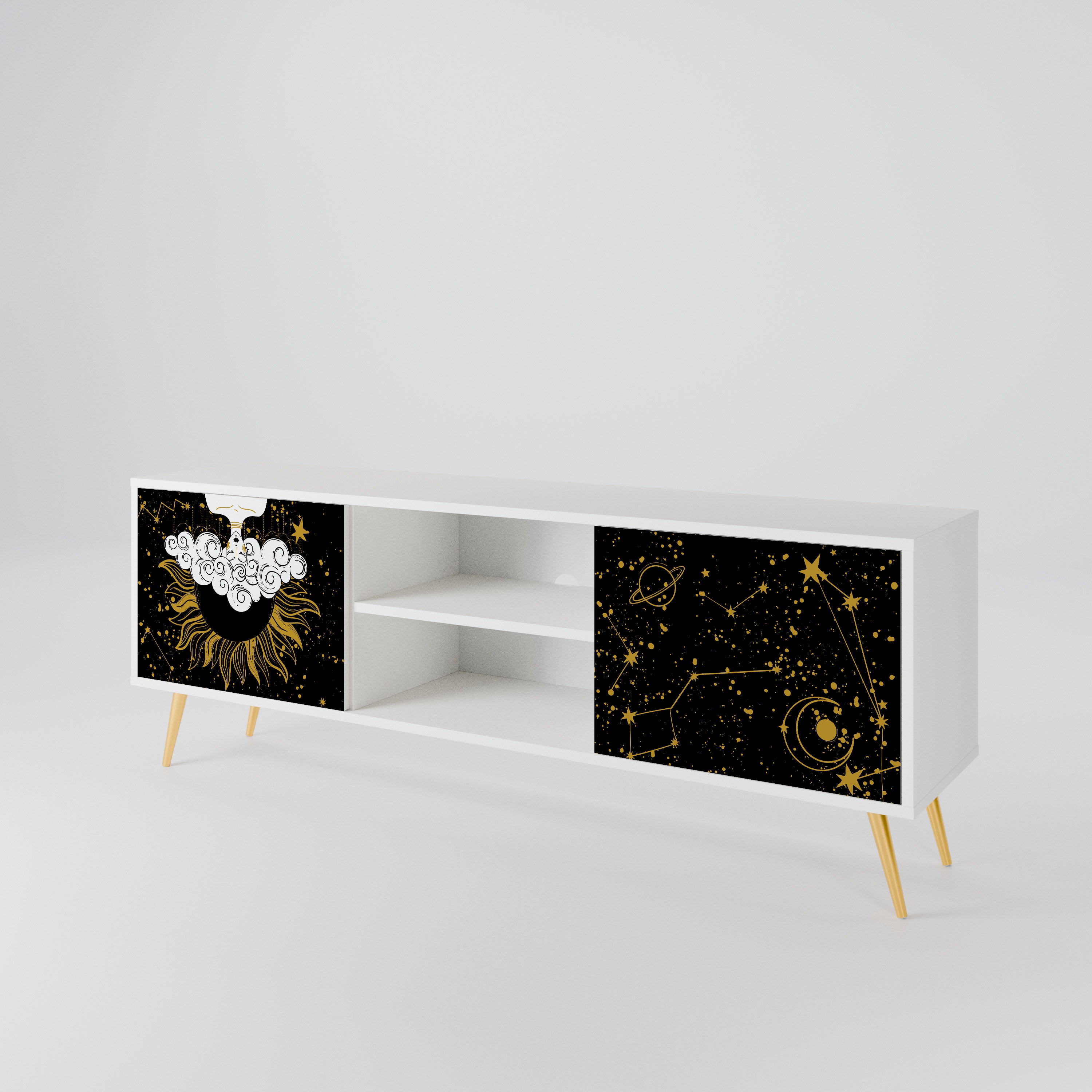 STELLAR CONSTELLATIONS Dvoudveřový TV stolek