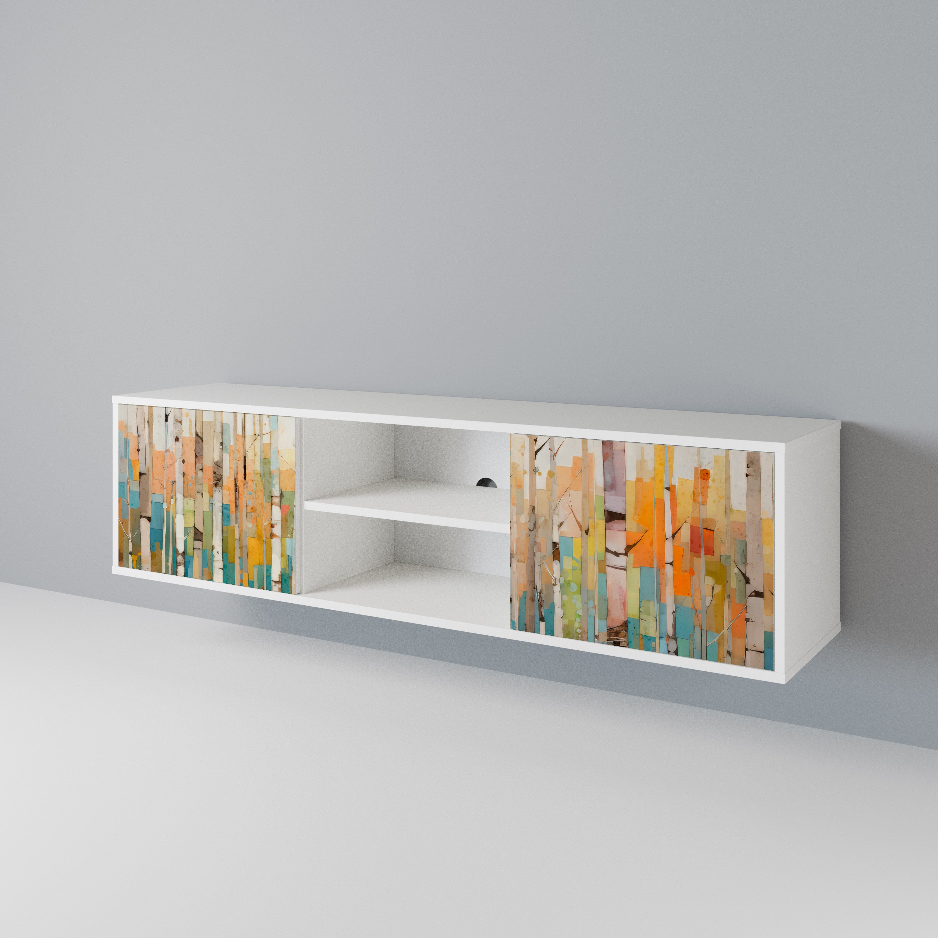 BIRCH KALEIDOSCOPE Dvoudveřový TV stolek