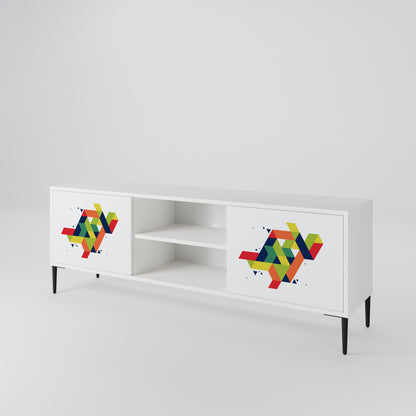 FUTURE SIGN 2-Door TV Cabinet