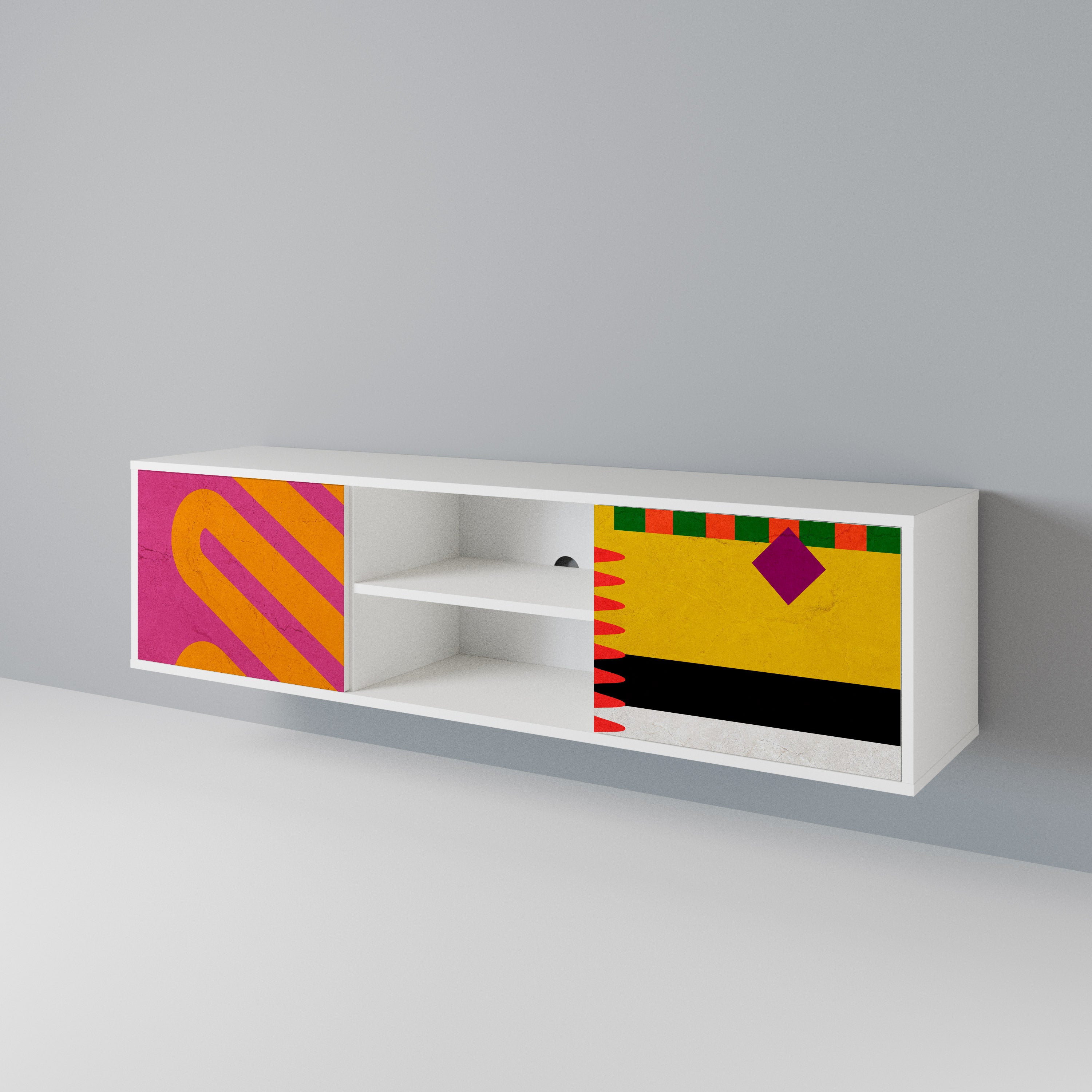VIVID ART Dvoudveřový TV stolek