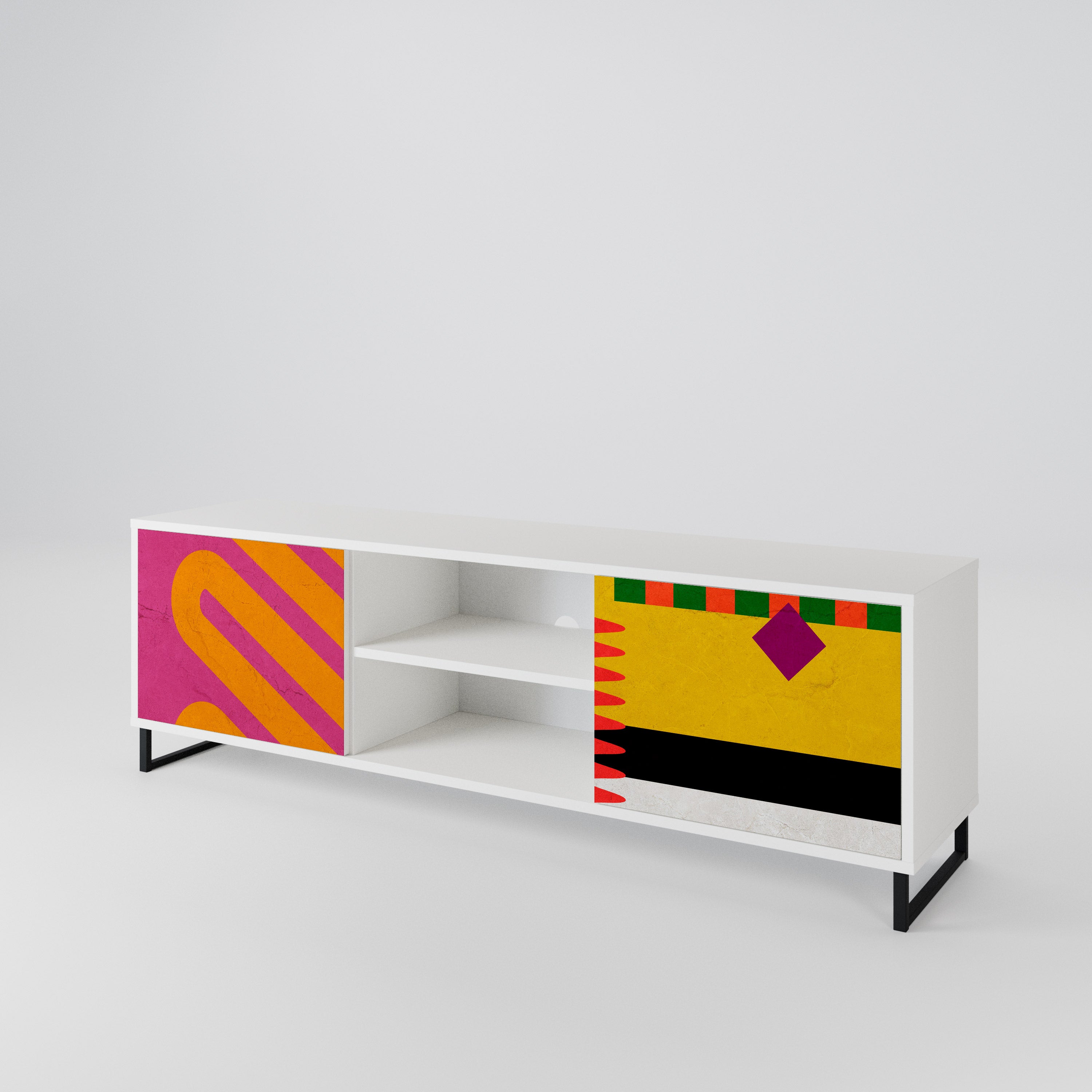 VIVID ART Dvoudveřový TV stolek