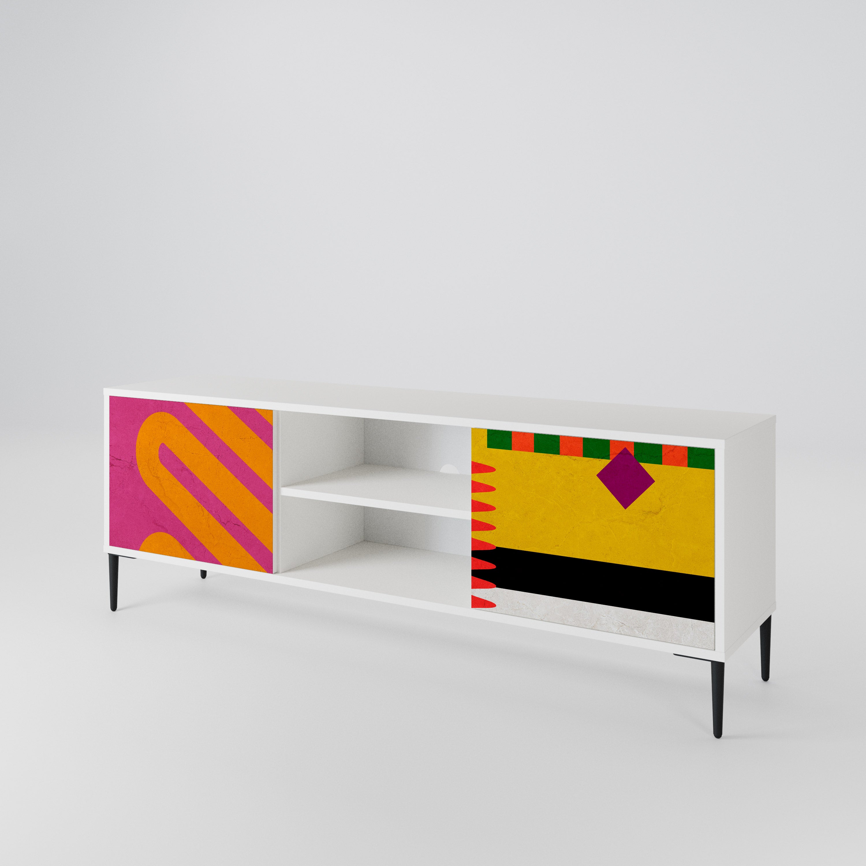 VIVID ART Dvoudveřový TV stolek