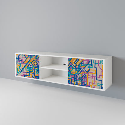 MEMORIES MAP Mueble de TV de 2 Puertas