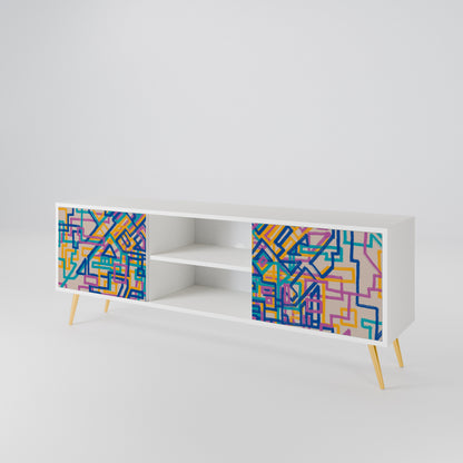 MEMORIES MAP Mueble de TV de 2 Puertas