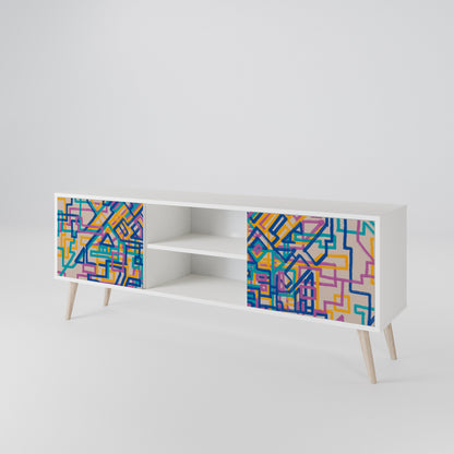 MEMORIES MAP Mueble de TV de 2 Puertas