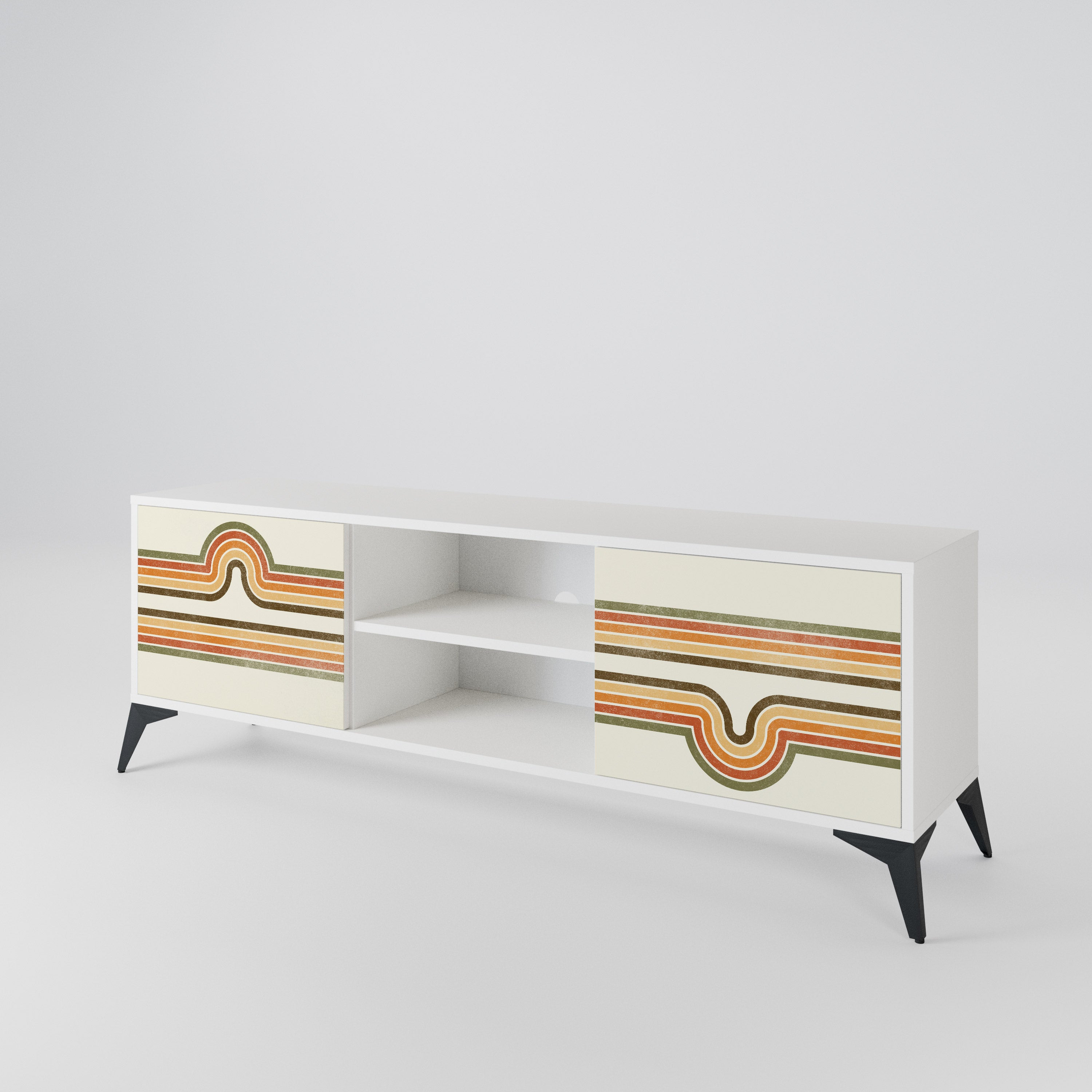 EXCEPTIONAL STREAM 2-Door TV Cabinet