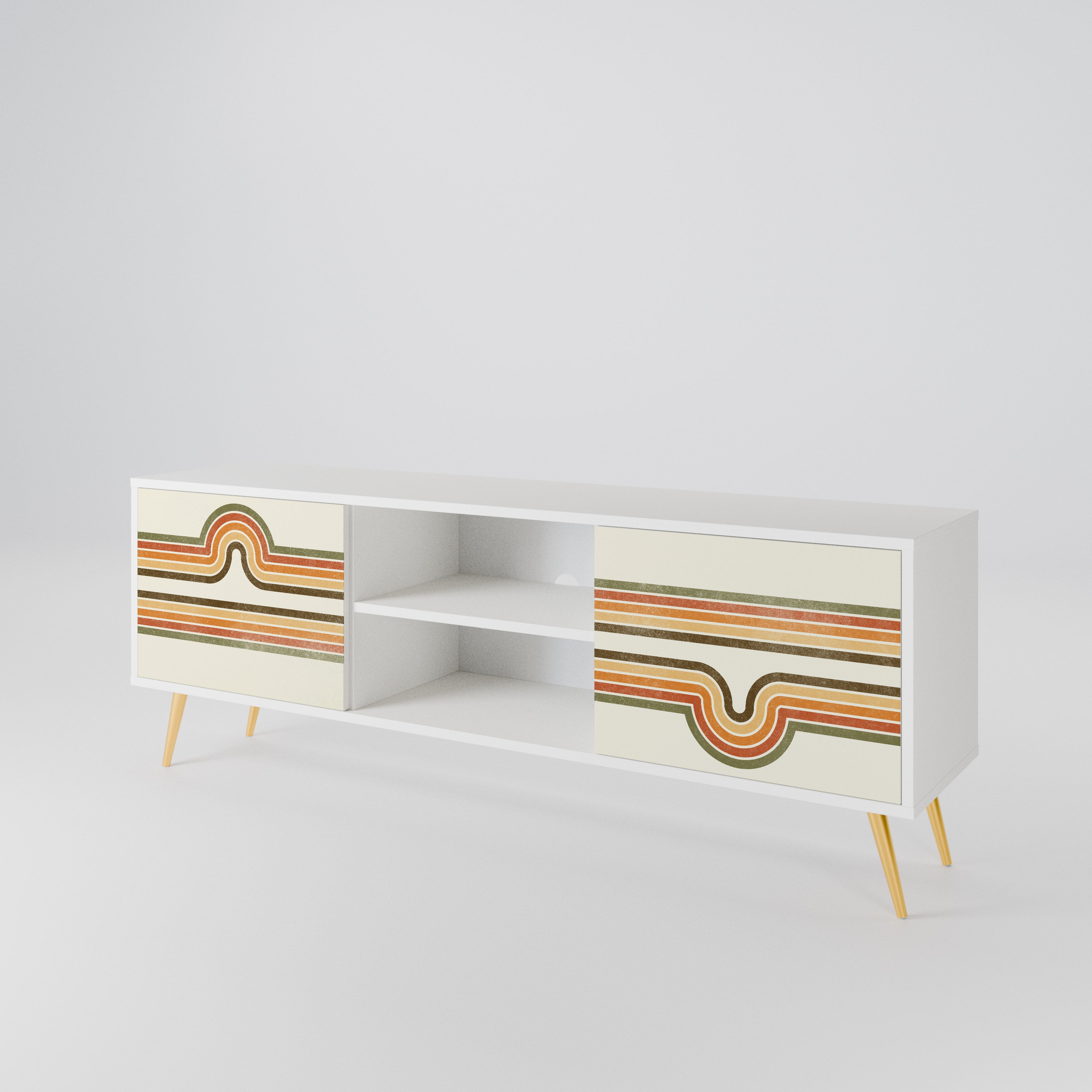 EXCEPTIONAL STREAM 2-Door TV Cabinet