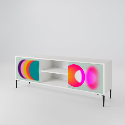 SYMPHONY OF COLORS TV-bänk med två dörrar