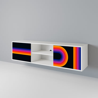 BLINDED BY THE LIGHTS Mueble de TV de 2 Puertas