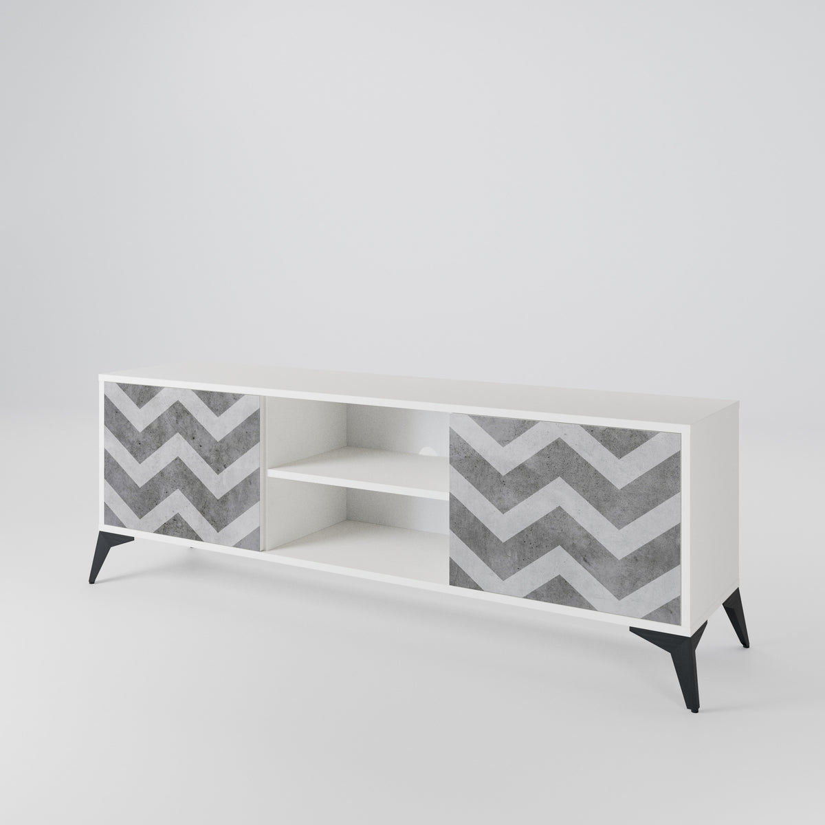 TOUGH ZIG ZAG Mueble de TV de 2 Puertas