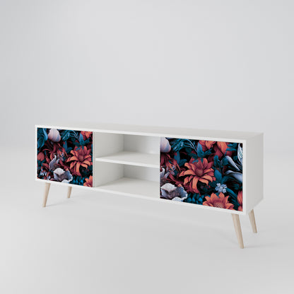 ETHEREAL BLOSSOMS Mueble de TV de 2 Puertas