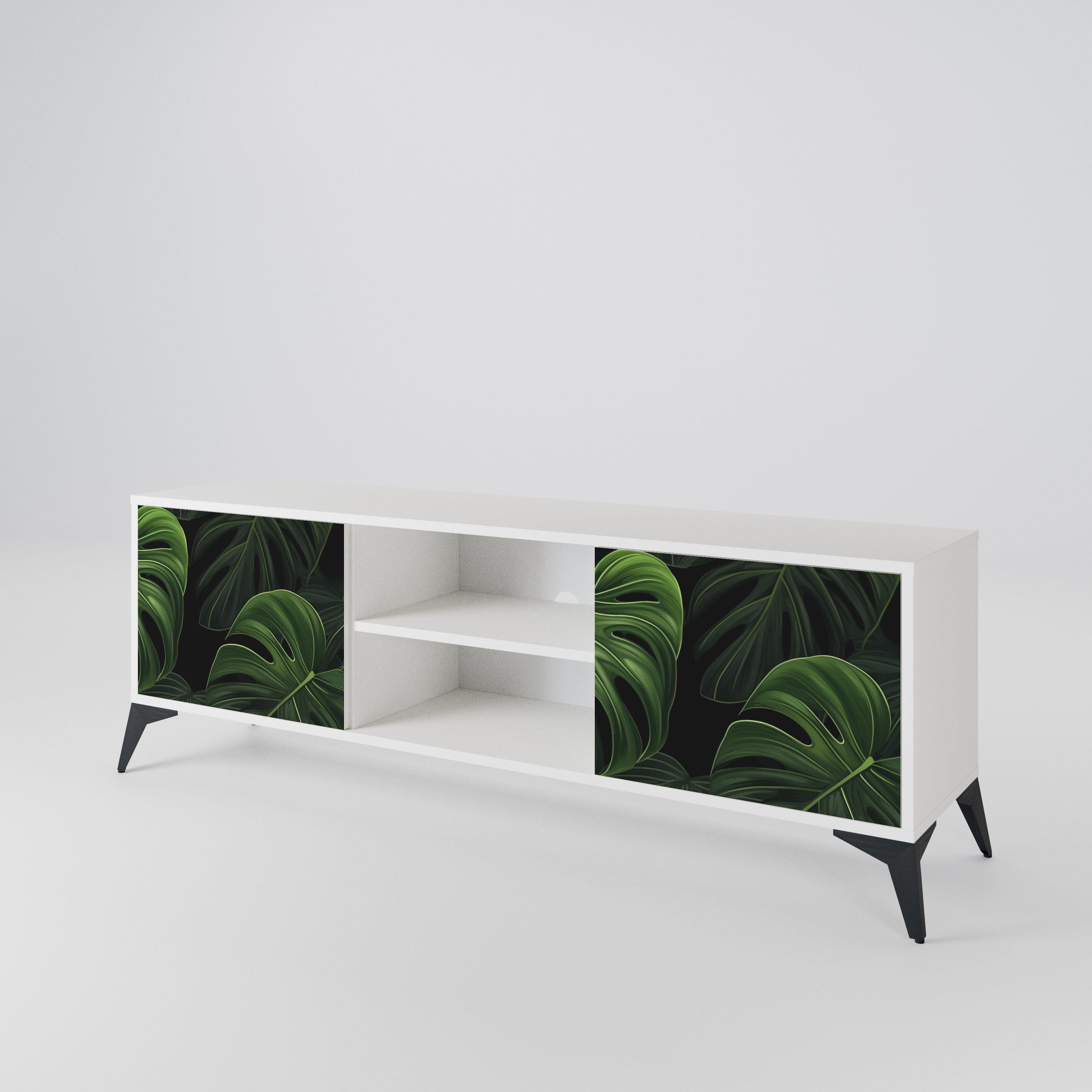 INFINITE MONSTERA Dvoudveřový TV stolek