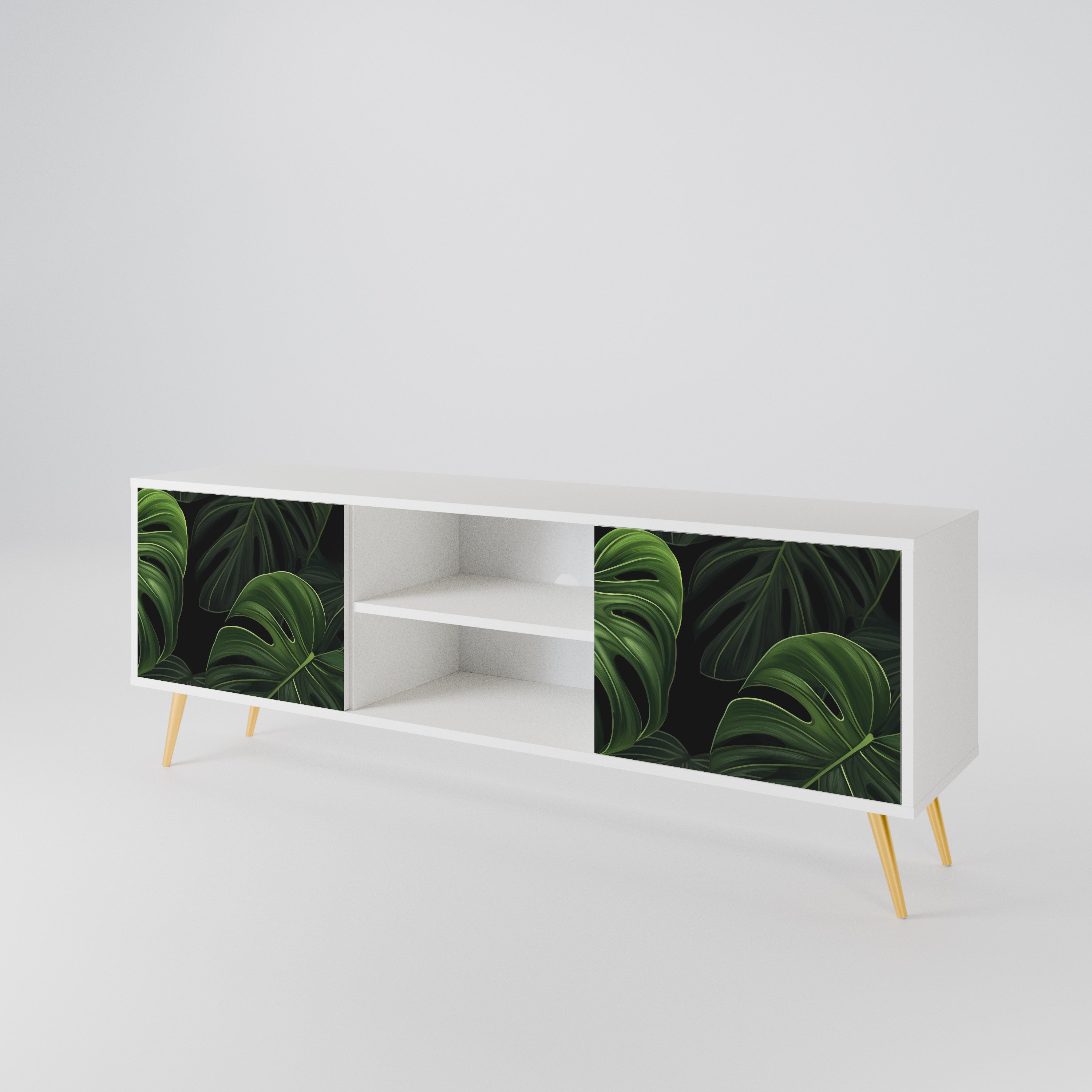INFINITE MONSTERA Dvoudveřový TV stolek
