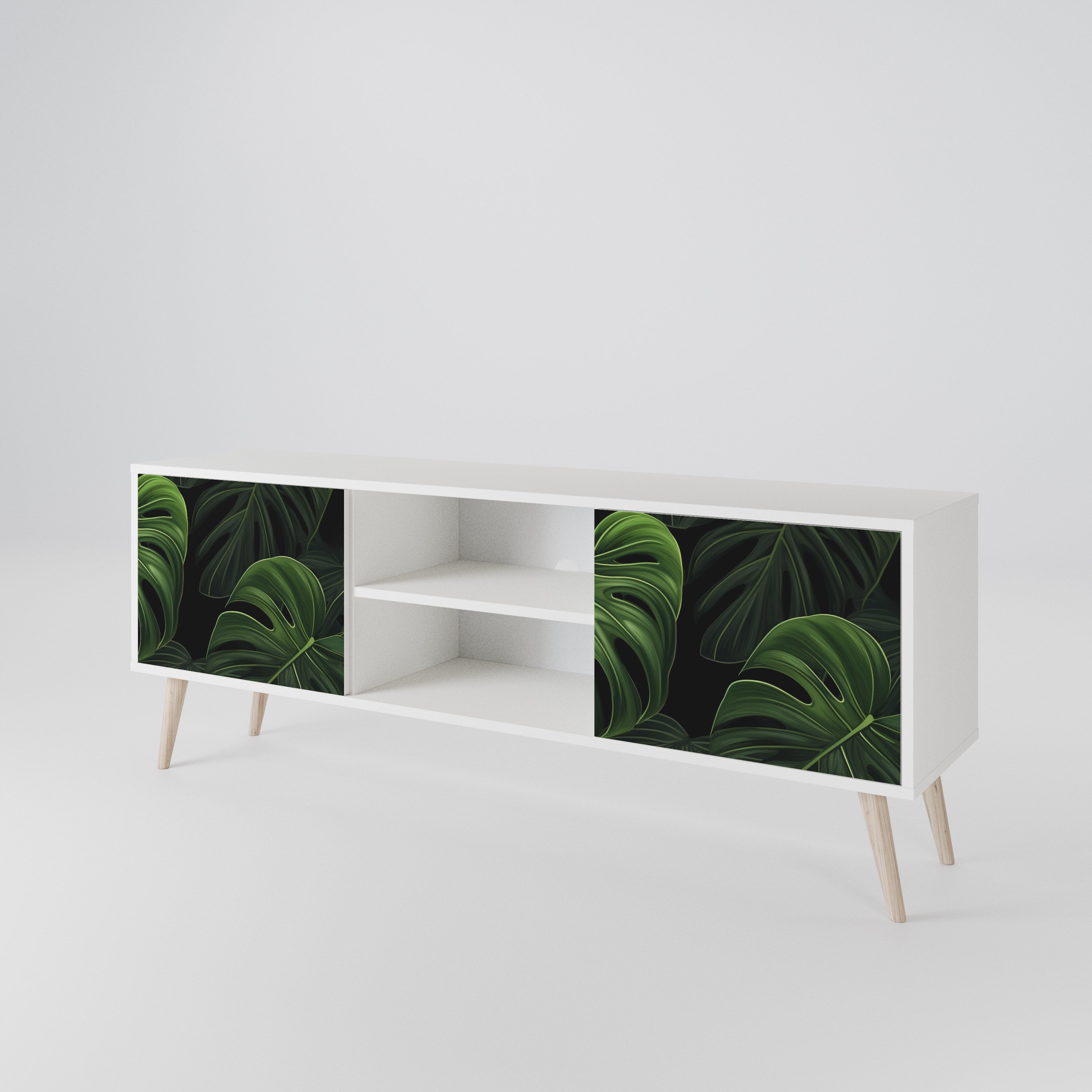 INFINITE MONSTERA Dvoudveřový TV stolek