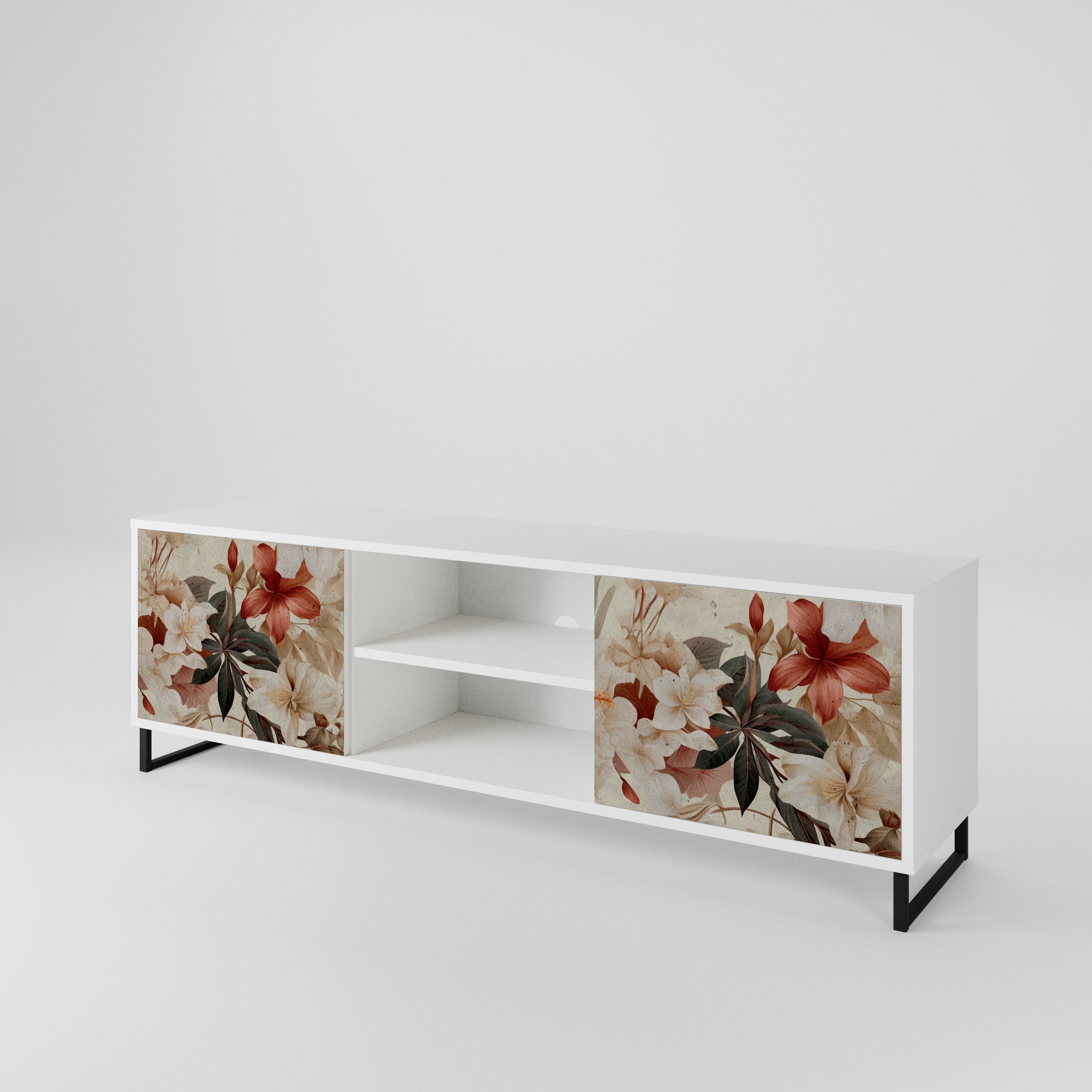 PETAL HARMONY Dvoudveřový TV stolek